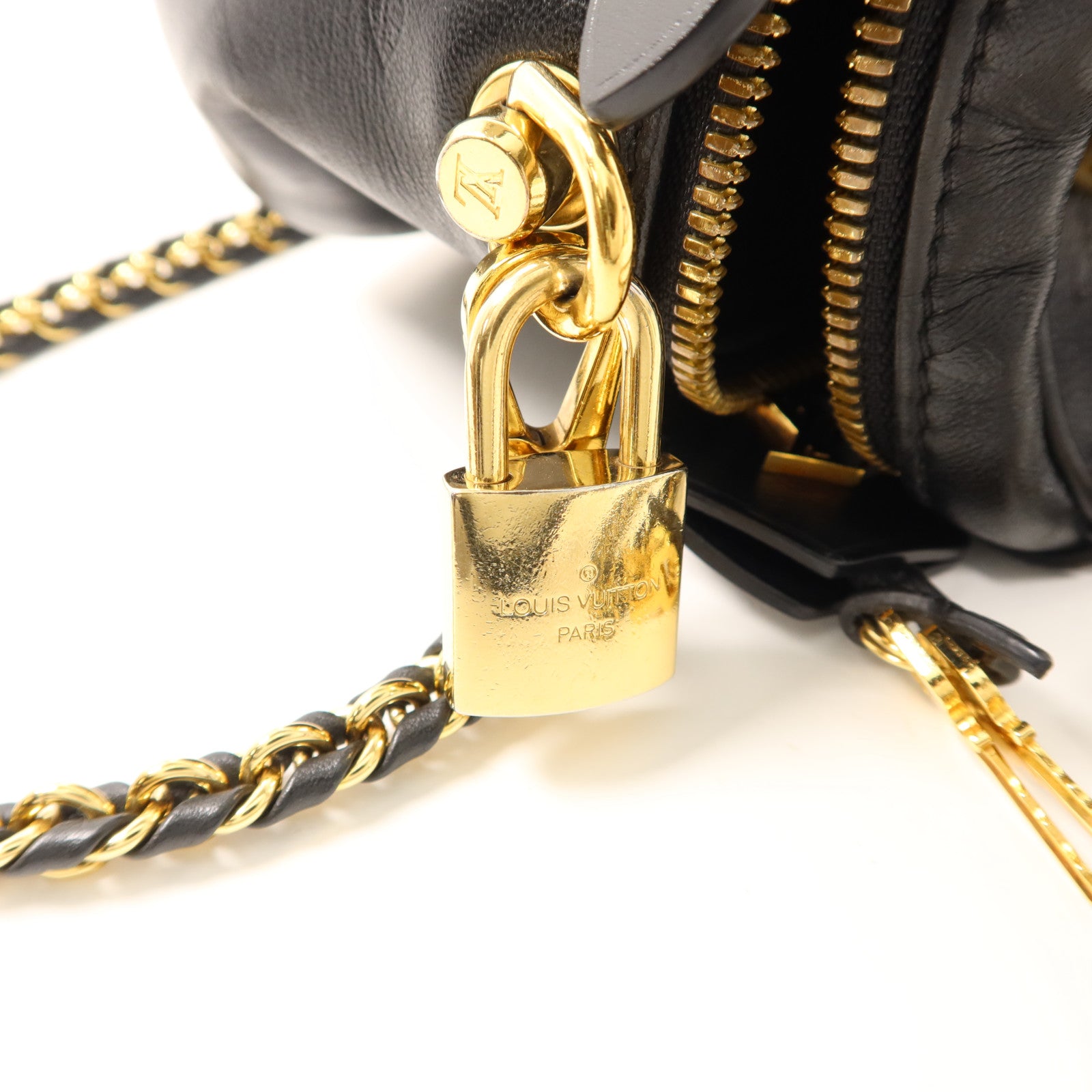 LOUIS VUITTON Monogram Empreinte Vanity Case金扣手挽肩背兩用袋