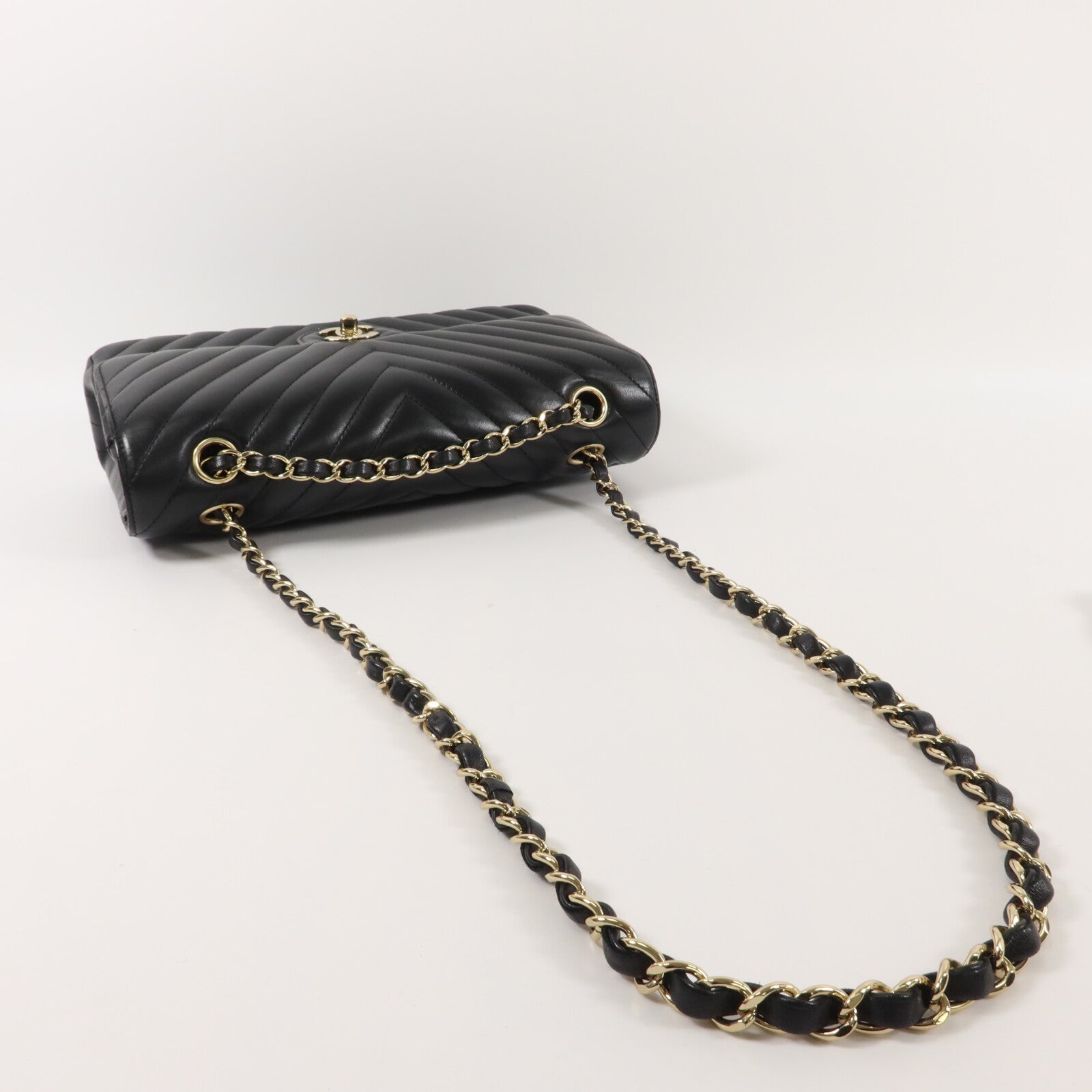 CHANEL 羊皮皮革Classic 25鏈帶肩背袋