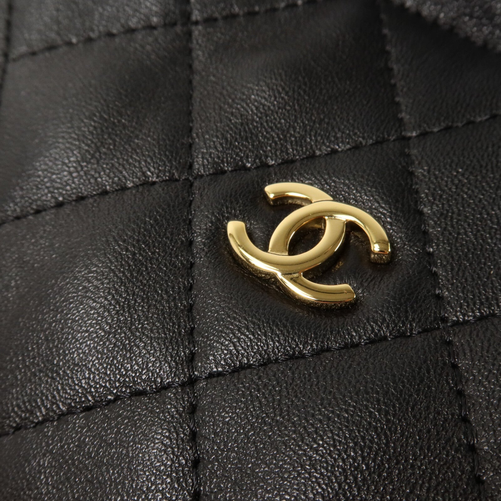 CHANEL 羊皮皮革Clutch With Leather Strap Large肩背袋