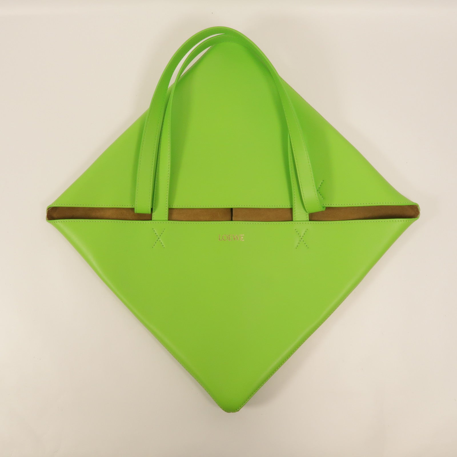 LOEWE 牛皮皮革Puzzle Fold Tote肩背袋