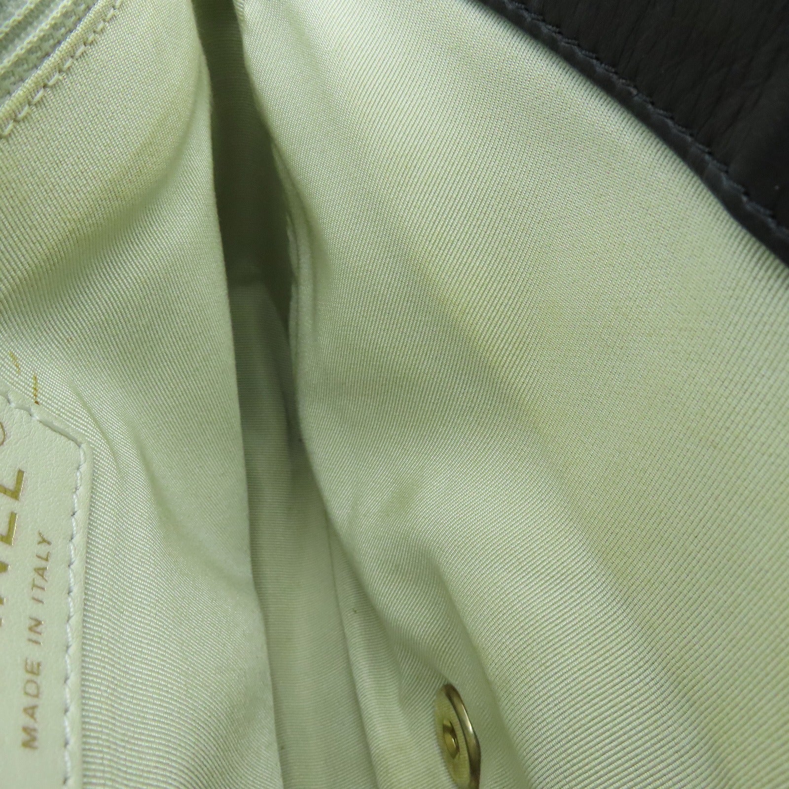 CHANEL 【激減優惠】菱格牛皮皮革Chain Shoulder金扣鏈帶肩背袋黑色
