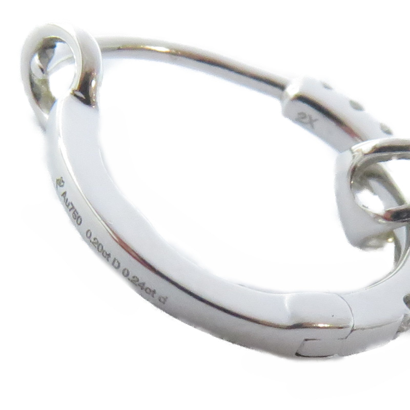 JEWELRY 【激減優惠】18K白金Diamond Ring 0.2ct鑽石/0.24ct鑽石耳環