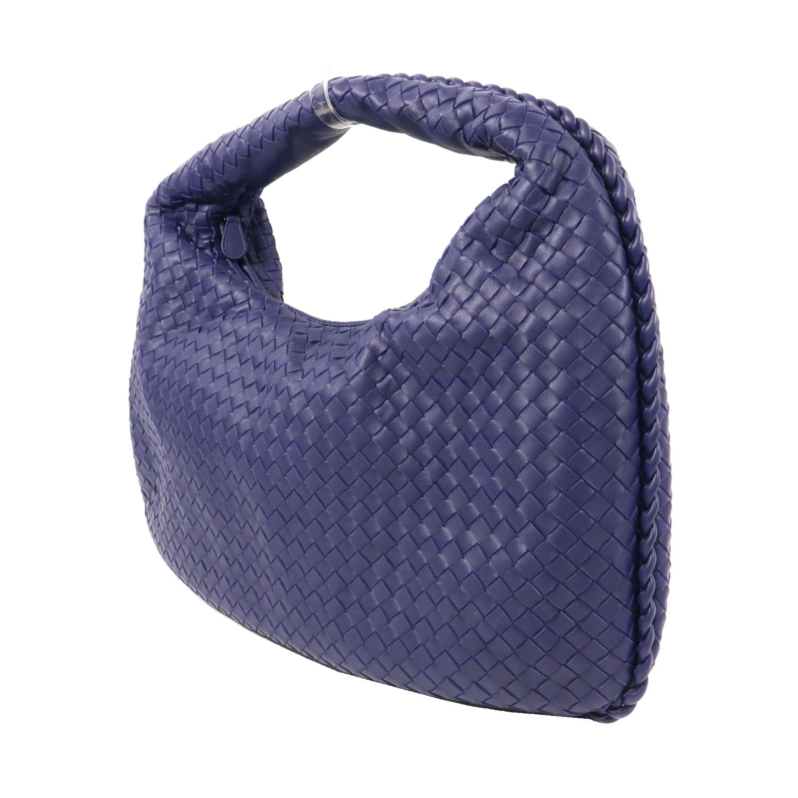 BOTTEGA VENETA 織紋皮革Hobo肩背袋紫色