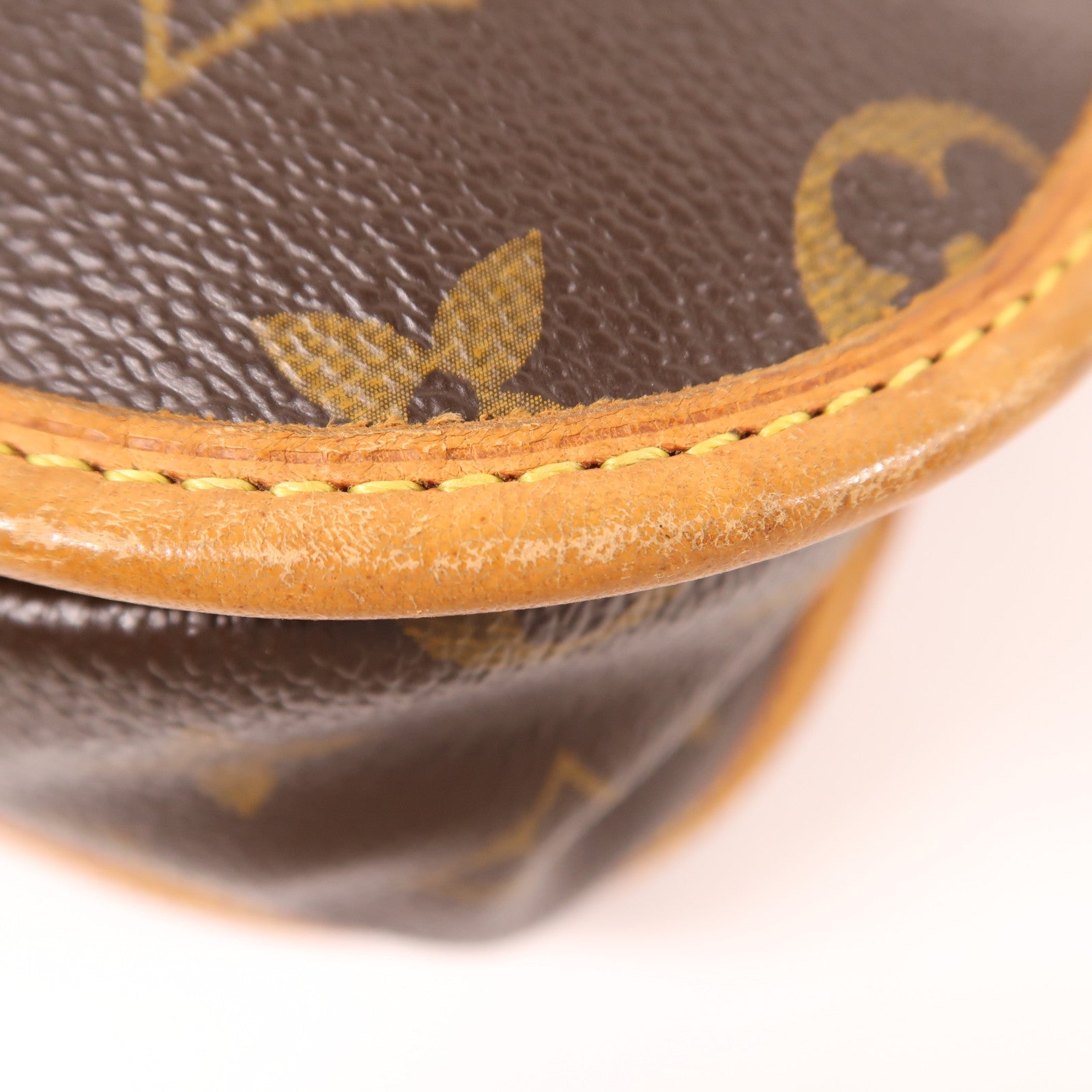 LOUIS VUITTON Monogram Bosphore GM金扣肩背袋啡色