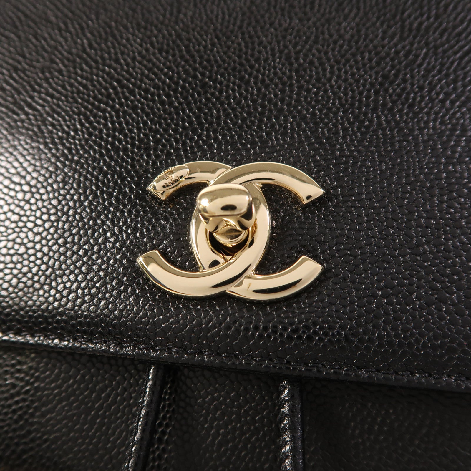 CHANEL 牛皮皮革Affinity Backpack金扣背包