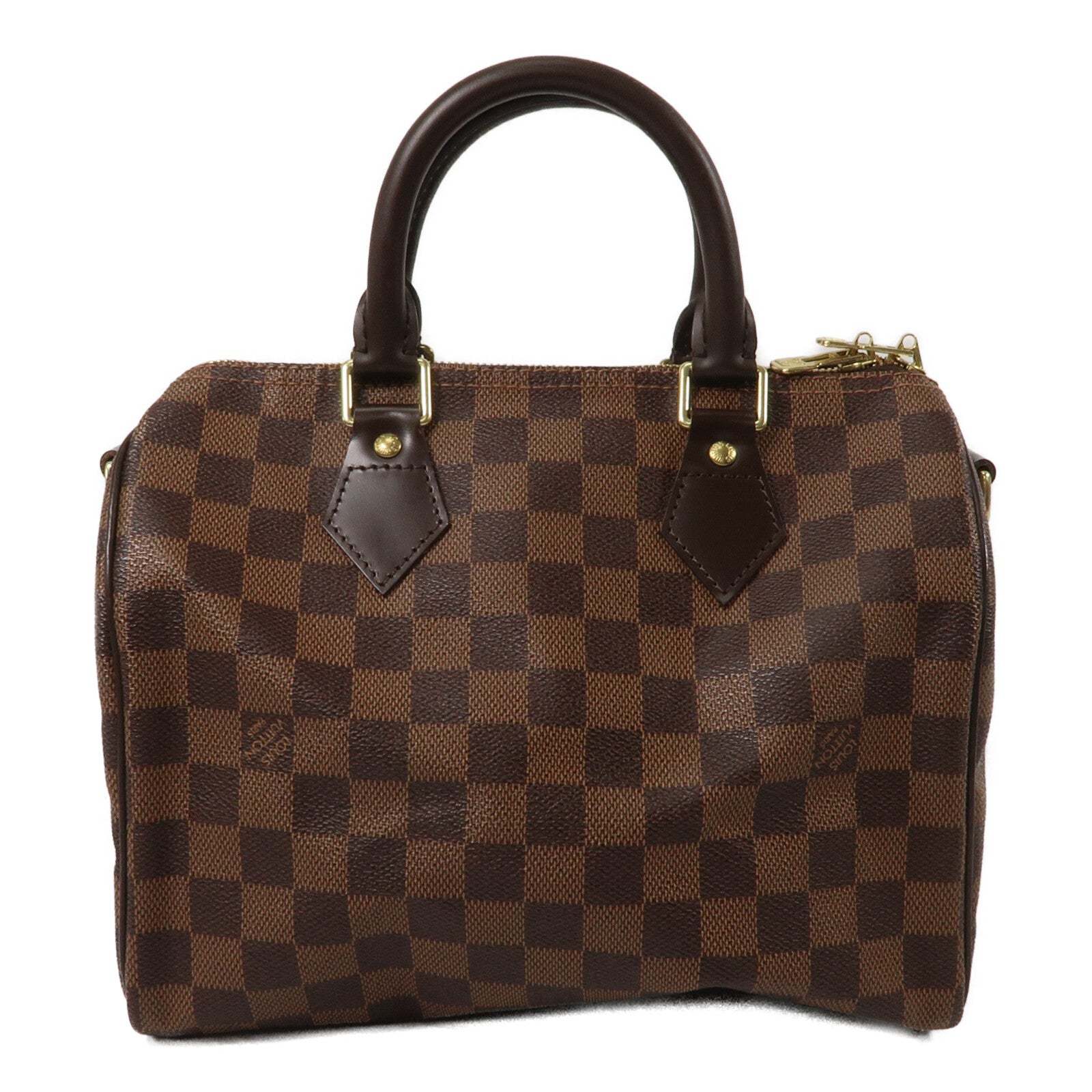 LOUIS VUITTON Damier Speedy Bandouliere 25手挽袋