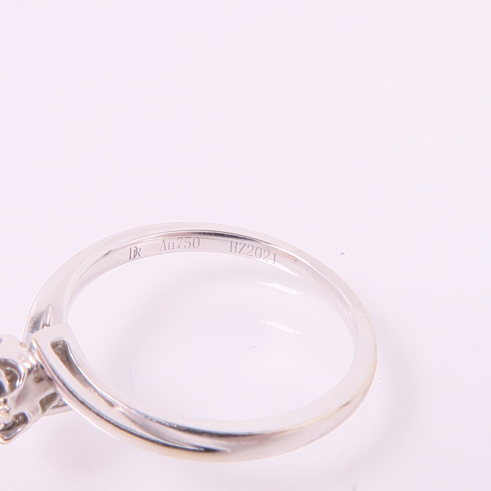 JEWELRY 【激減優惠】18K白金Diamond Ring鑽石戒指US#3.75