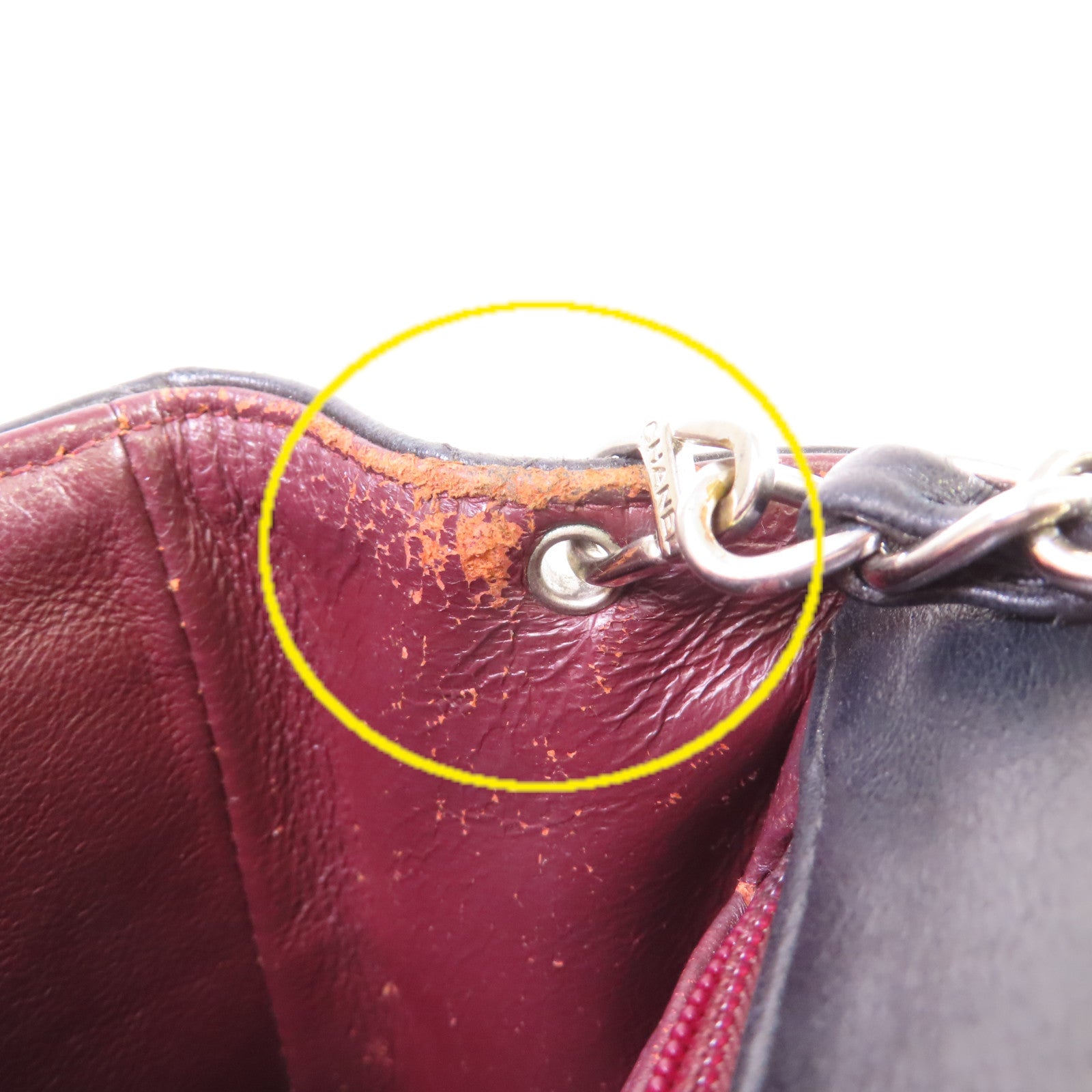 CHANEL 【激減優惠】菱格羊皮皮革Classic Flap 17cm Chain Shoulder Bag銀扣鏈帶肩背袋黑色