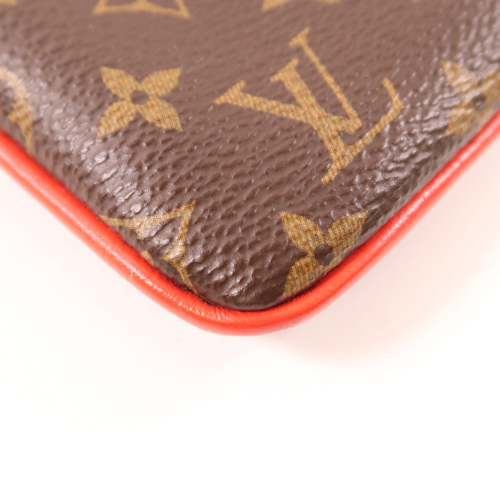 LOUIS VUITTON LV GHW Patchwork Pochette A4 Clutch Bag M69690 Monogram Brown