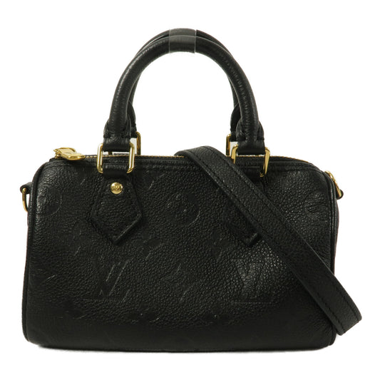 LOUIS VUITTON Monogram Empreinte Nano Speedy手挽肩背兩用袋