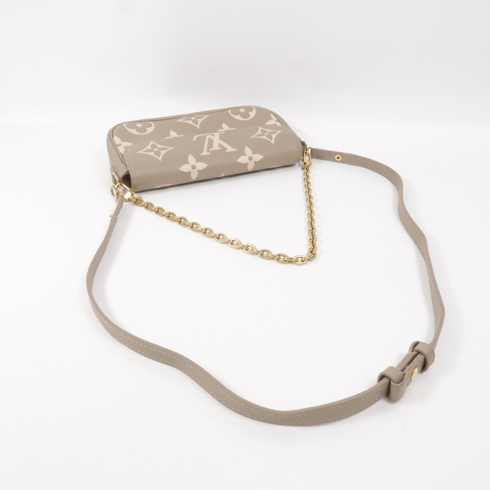 LOUIS VUITTON Monogram Empreinte Wallet On Chain Ivy手挽肩背兩用袋