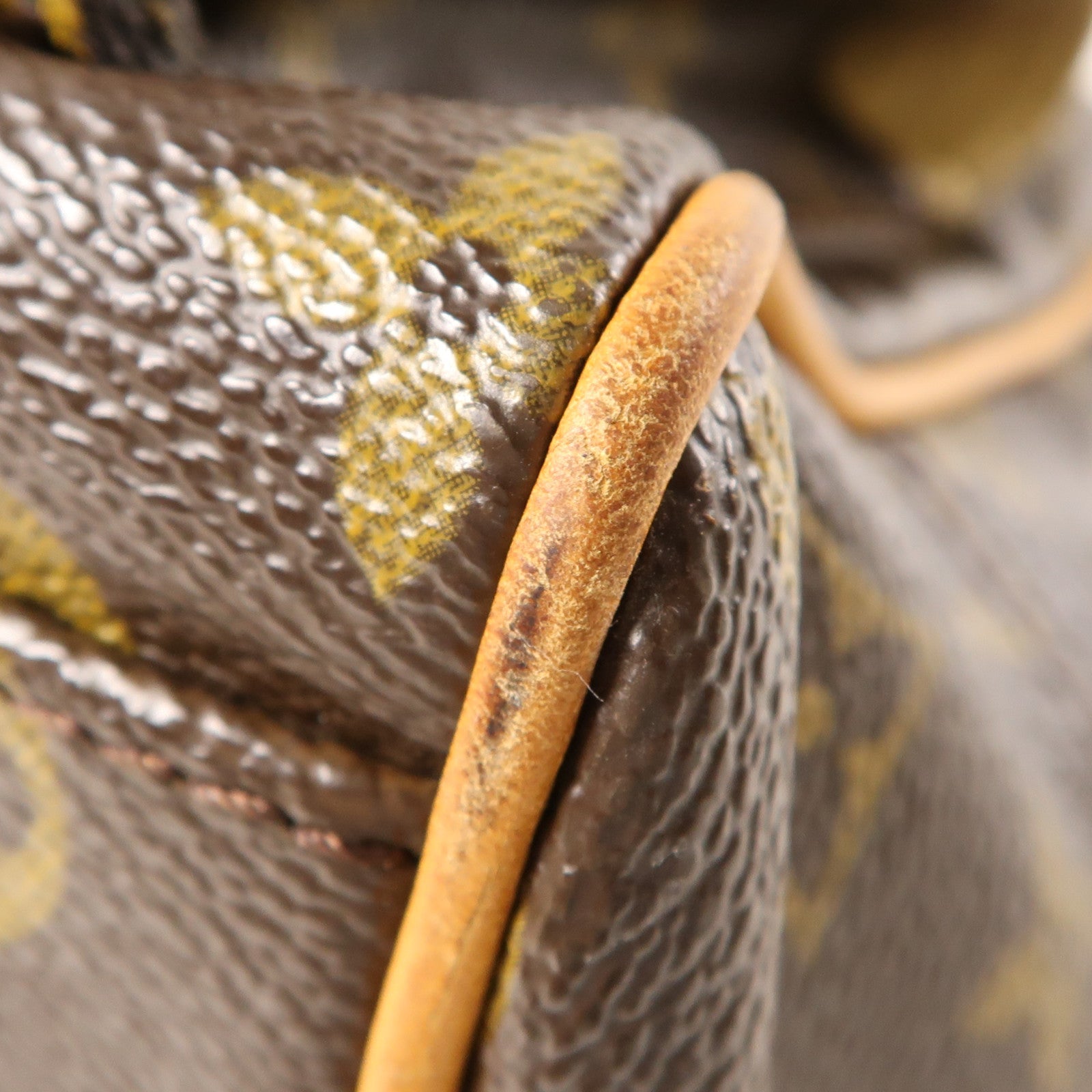 LOUIS VUITTON Monogram Manhattan PM手挽袋棕色