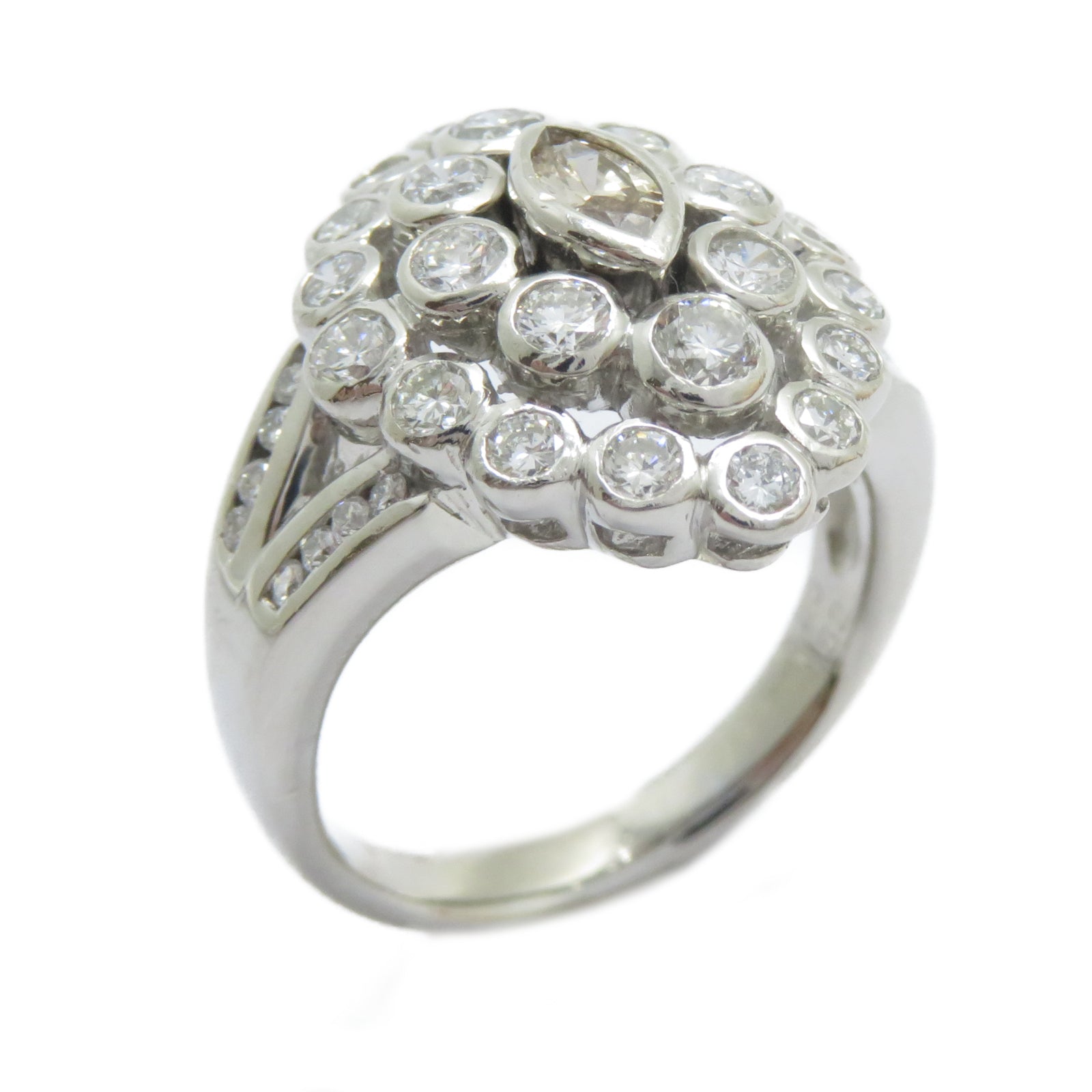 JEWELRY (PRICE DOWN) 0.23/1.52ct Diamond Ring PT900 Platinum US#7.75