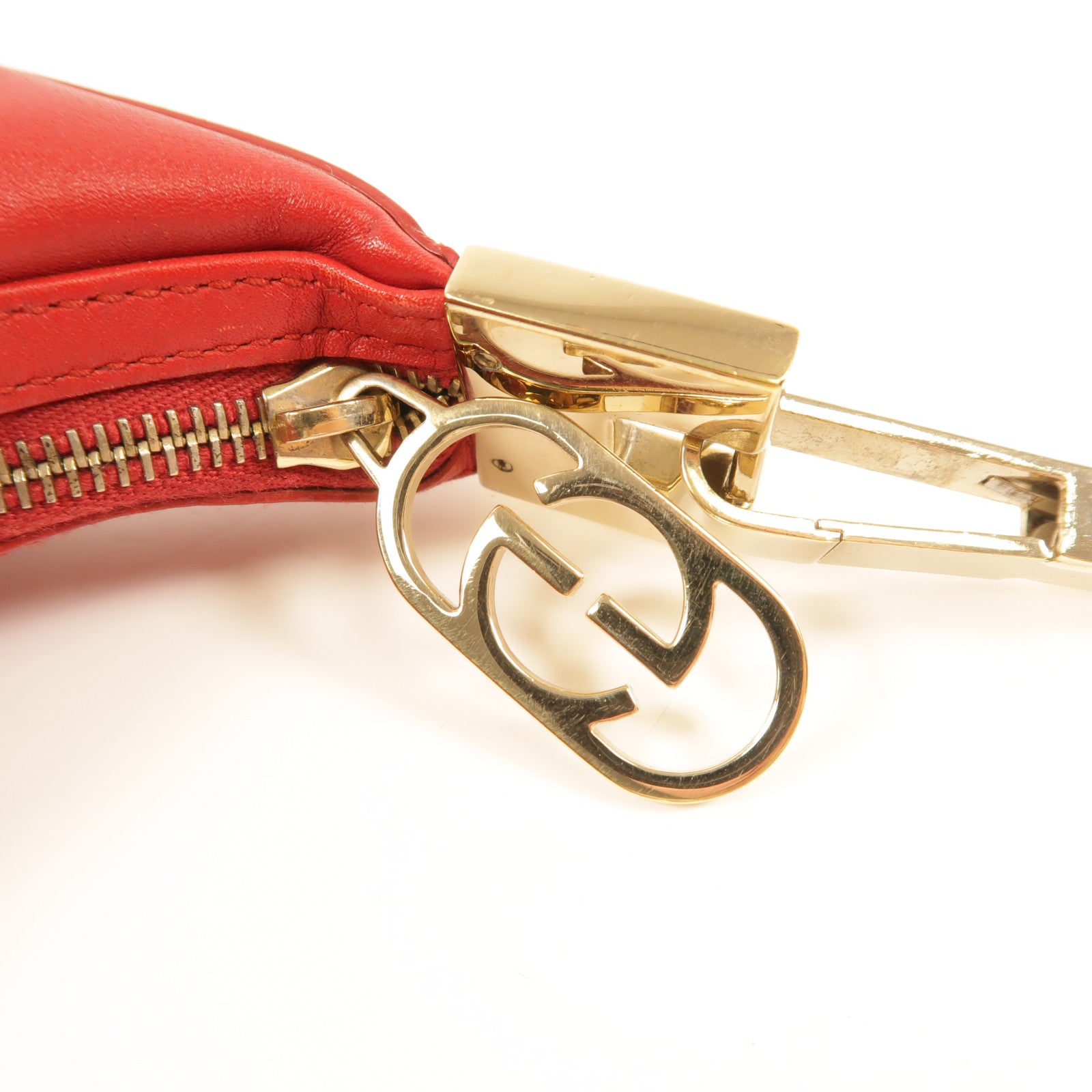 GUCCI 【激減優惠】牛皮皮革Shoulder Bag金扣肩背袋