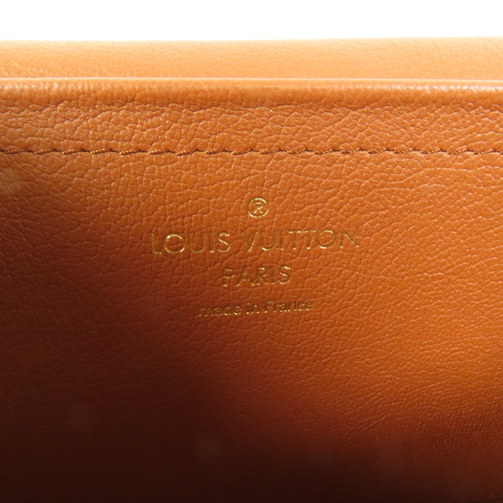 LOUIS VUITTON Monogram Marceau金扣鏈帶肩背袋棕色