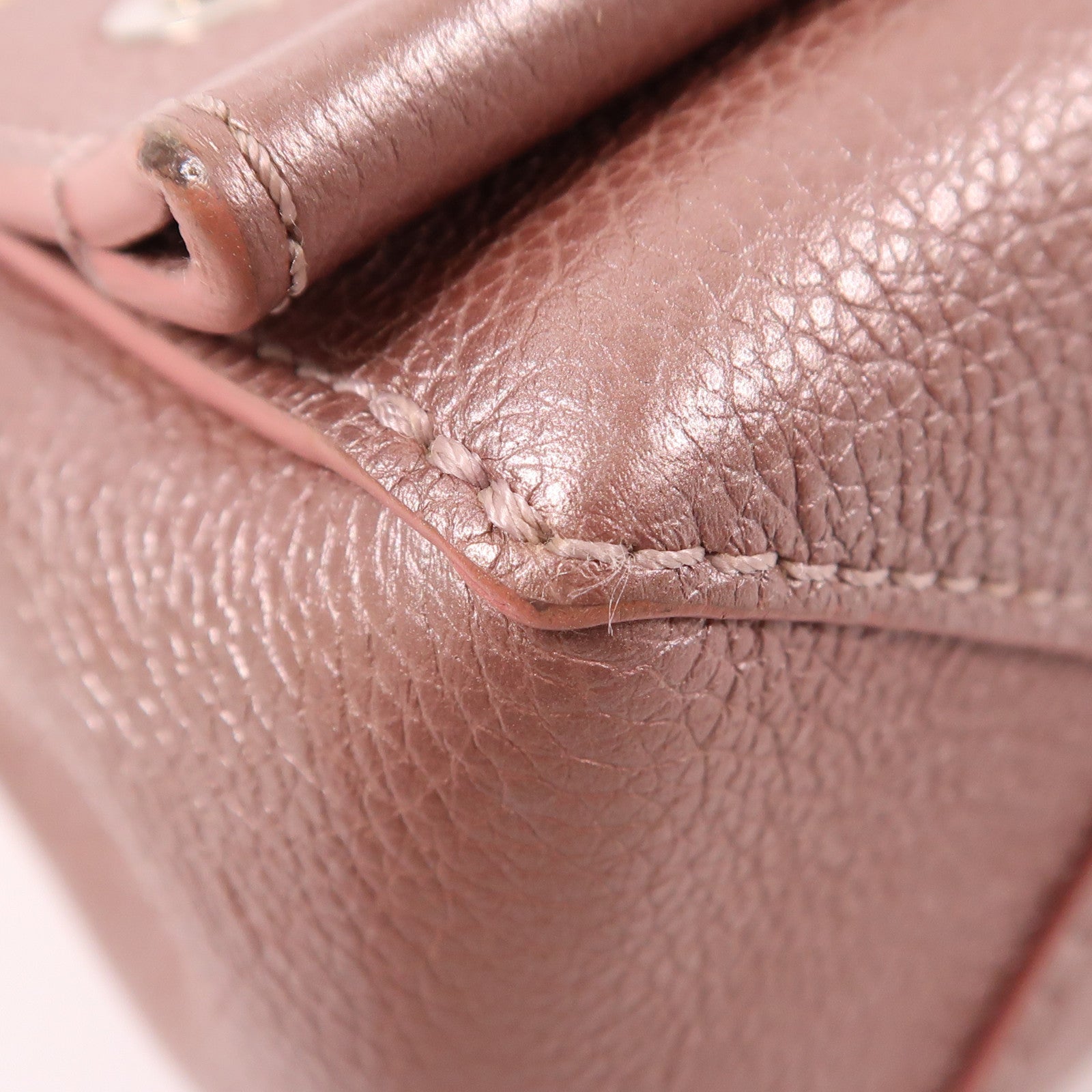 LOUIS VUITTON 牛皮皮革Lockme BB銀扣手挽肩背兩用袋