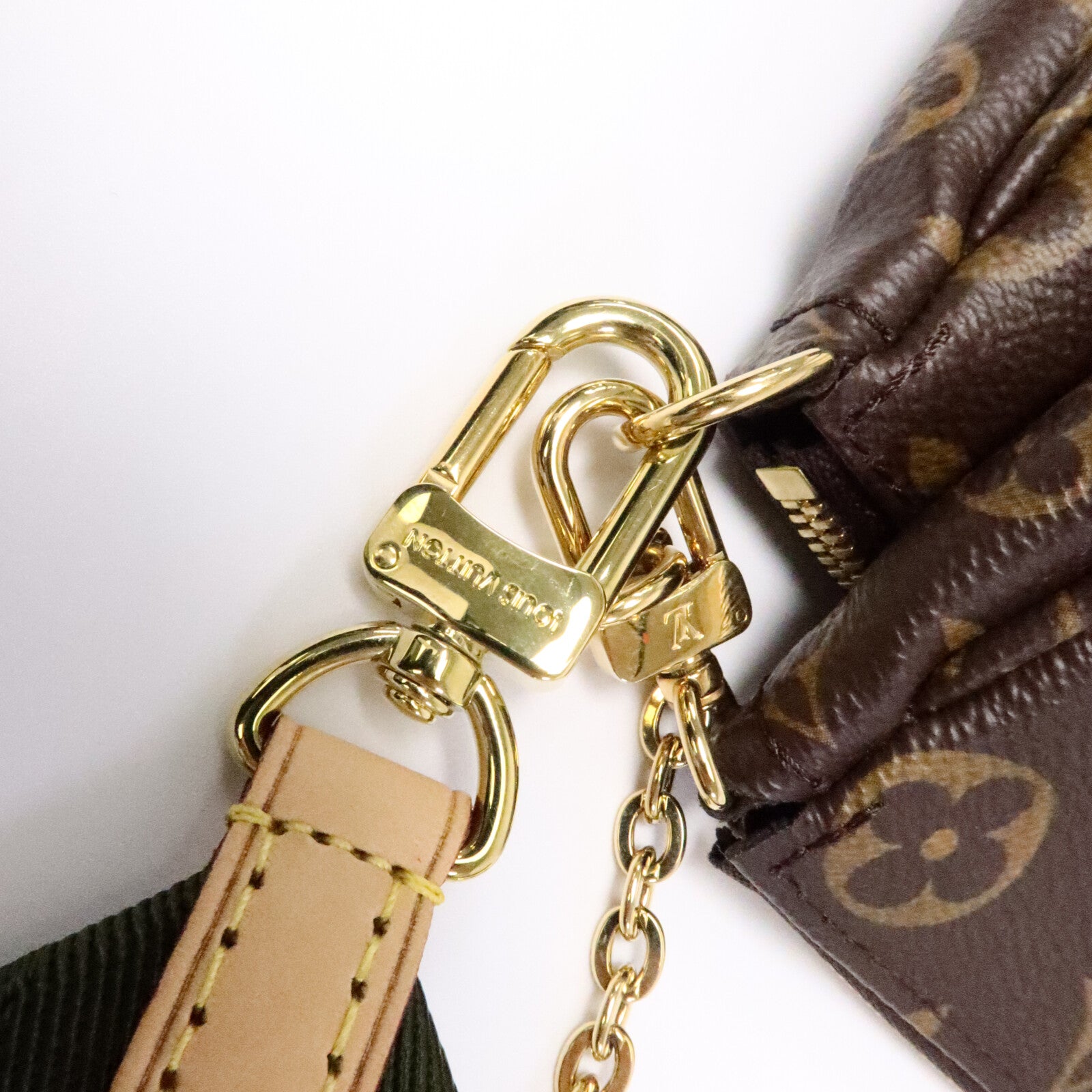 LOUIS VUITTON Monogram Multi Pochette Accessoires金扣肩背袋
