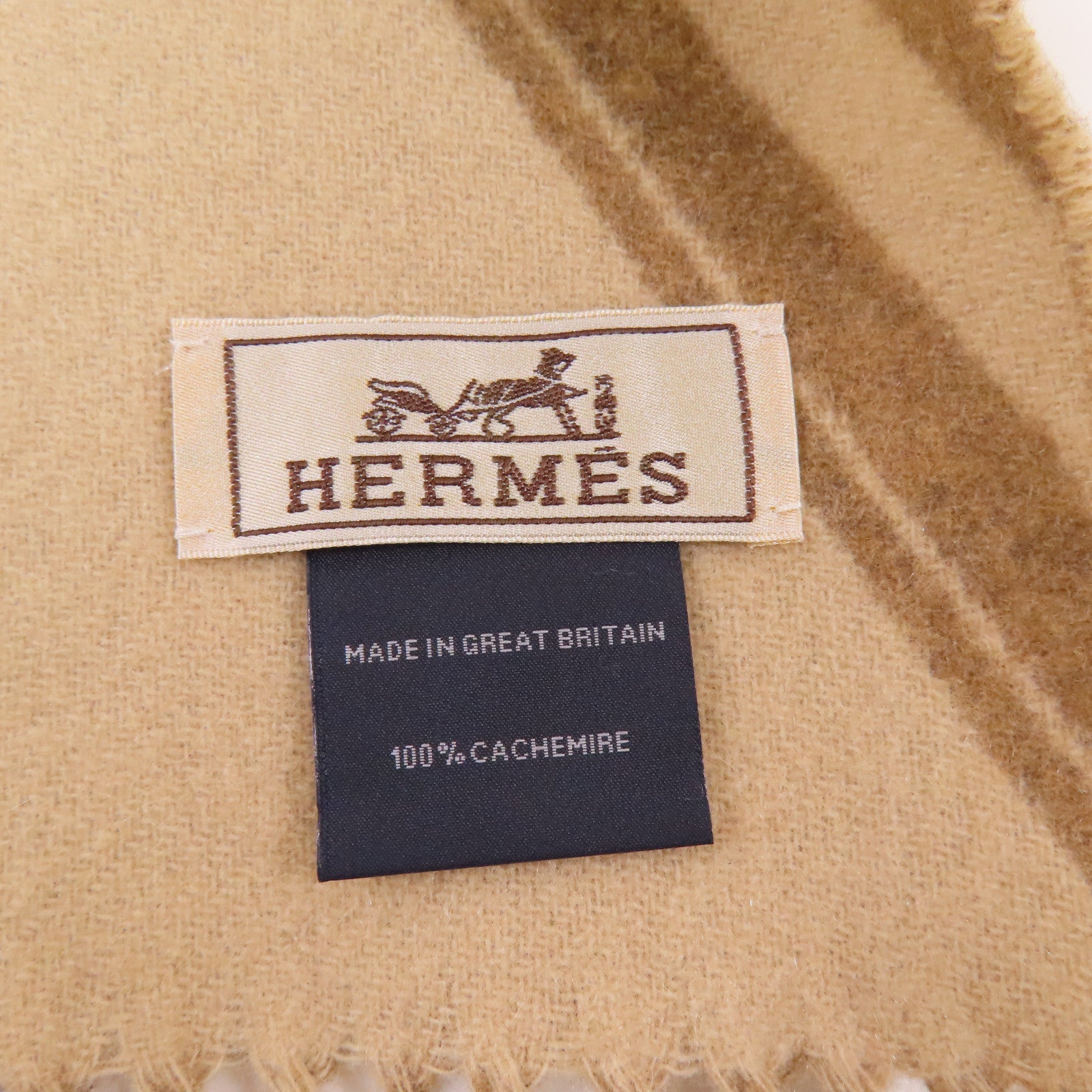 HERMES 羊絨Muffler圍巾