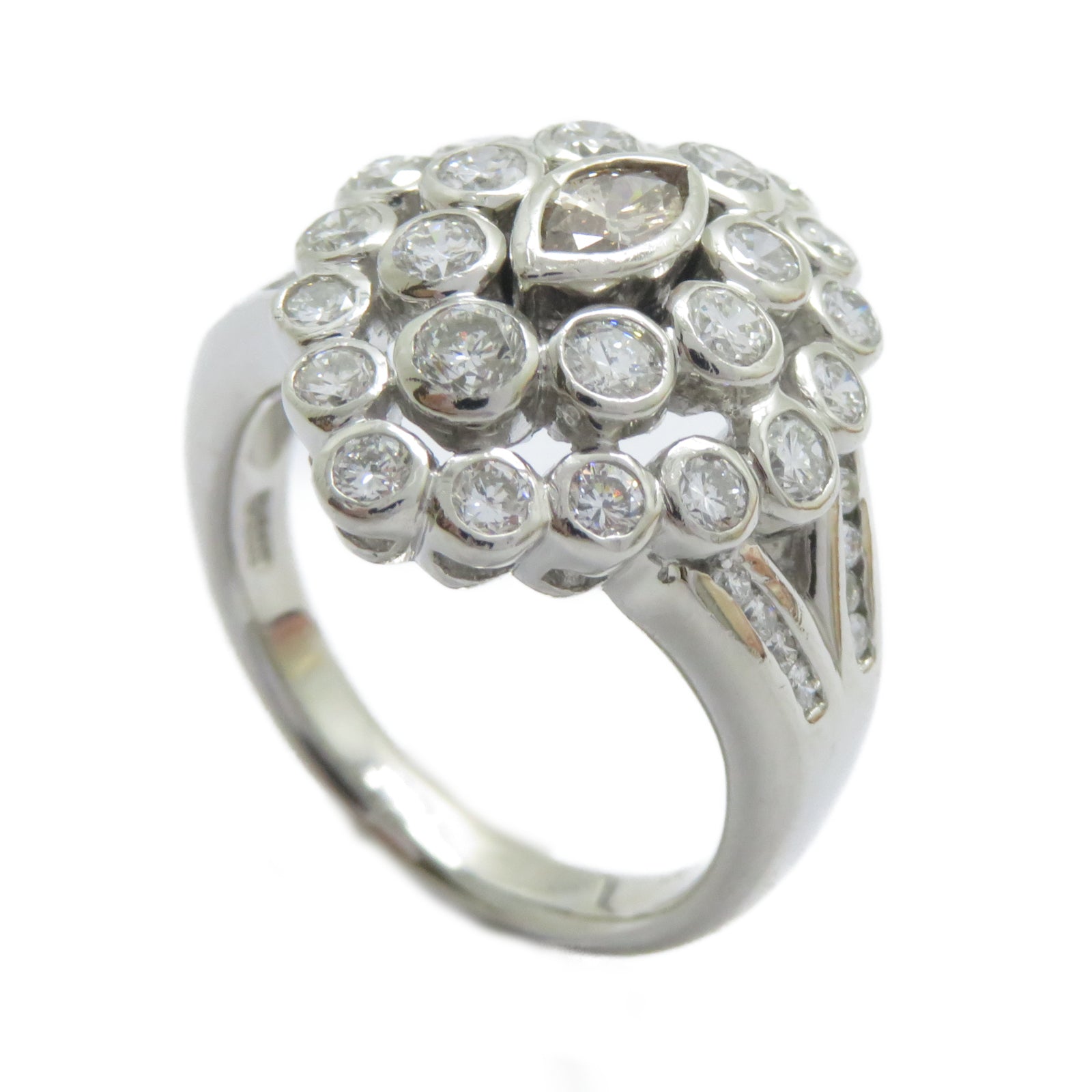 JEWELRY (PRICE DOWN) 0.23/1.52ct Diamond Ring PT900 Platinum US#7.75