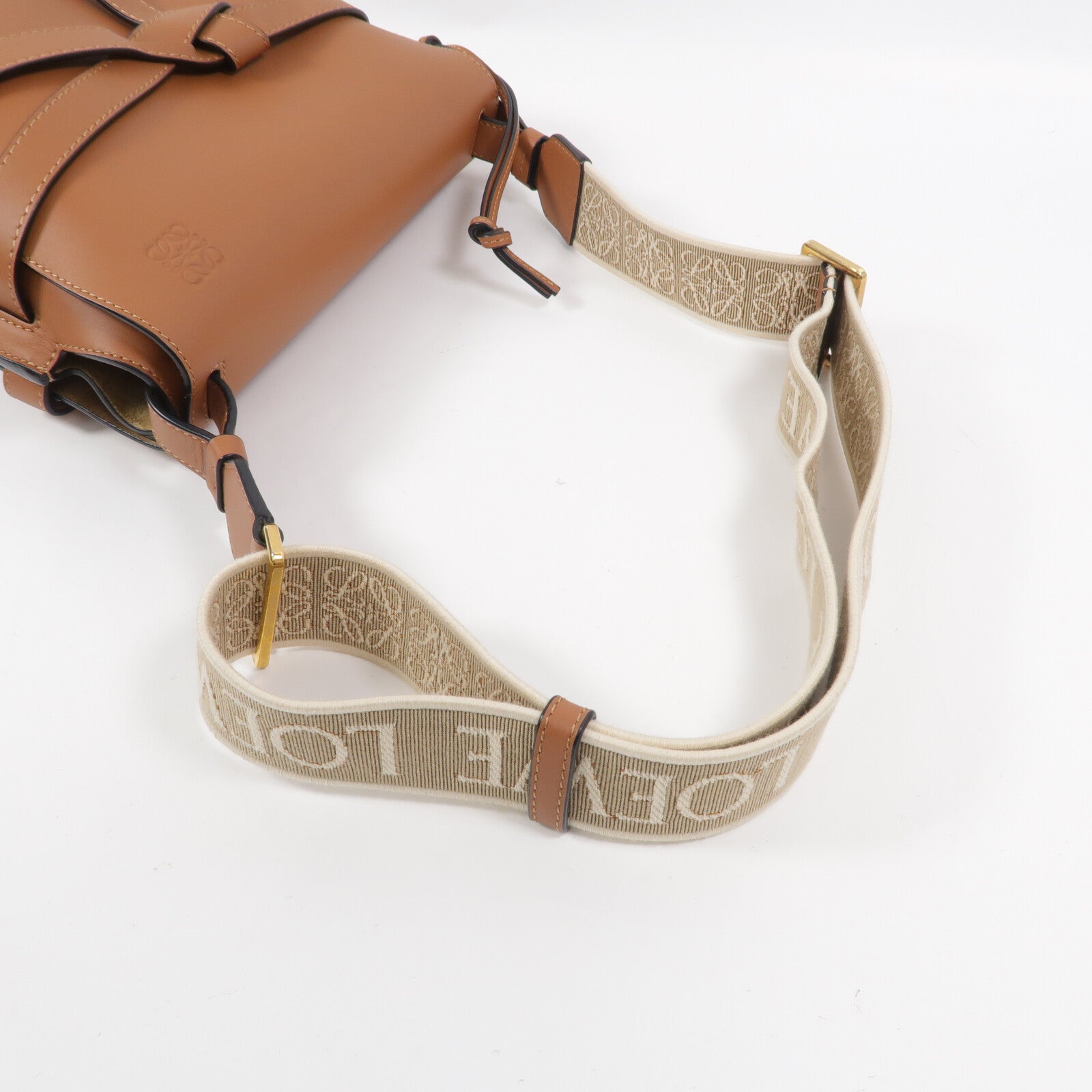 LOEWE 牛皮皮革Gate Small肩背袋