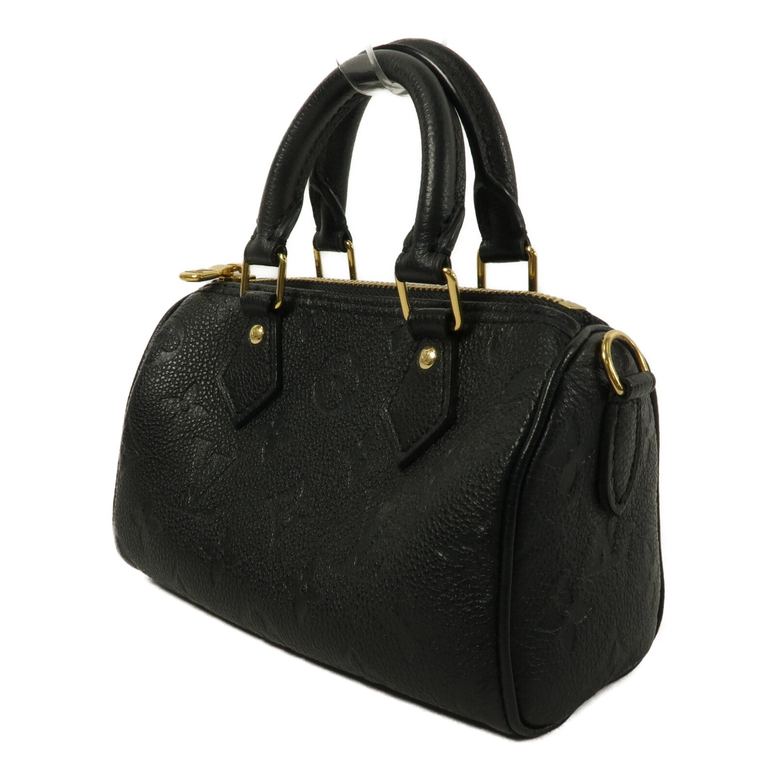 LOUIS VUITTON Monogram Empreinte Nano Speedy手挽肩背兩用袋