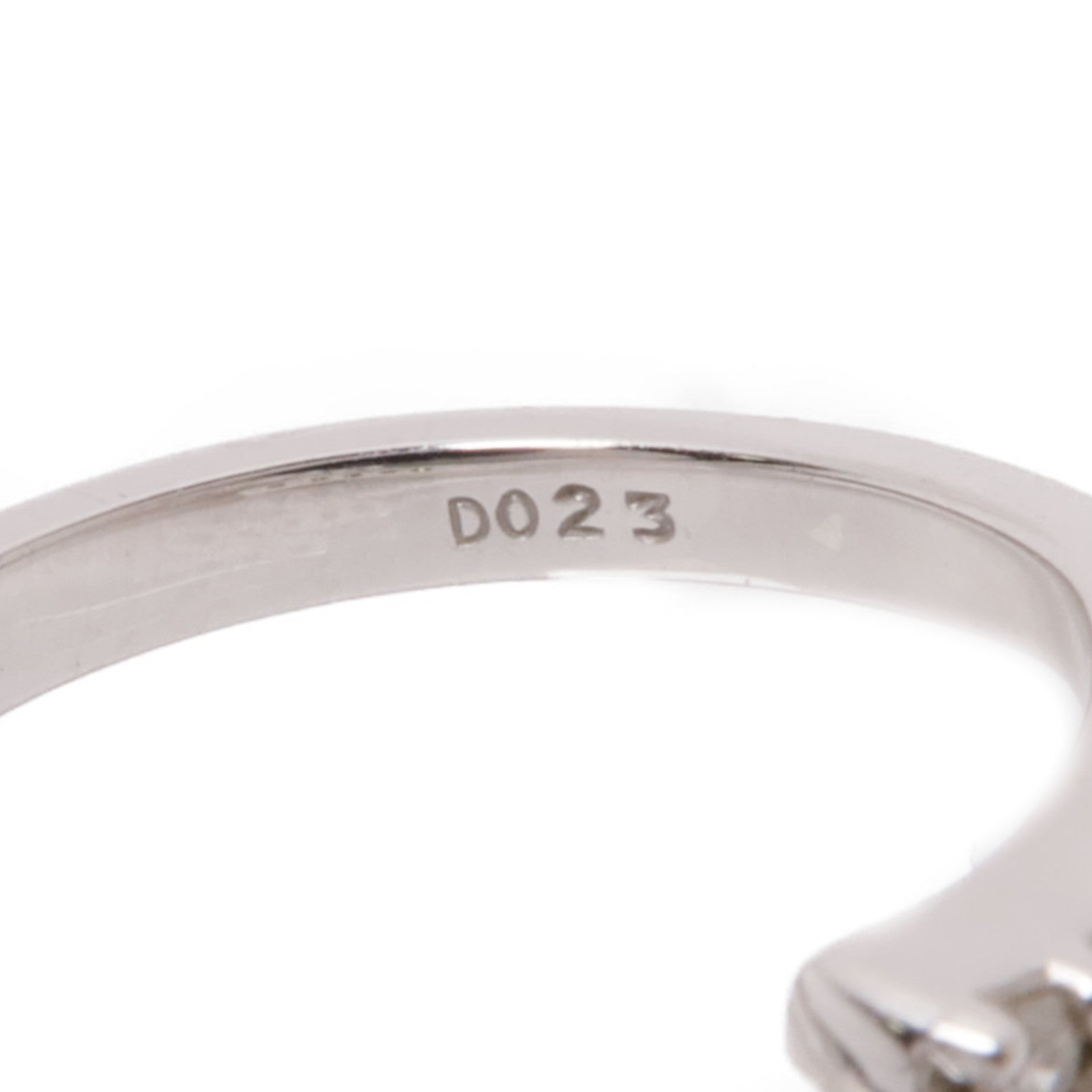 JEWELRY 【激減優惠】18K白金Diamond Ring鑽石戒指US#3.5