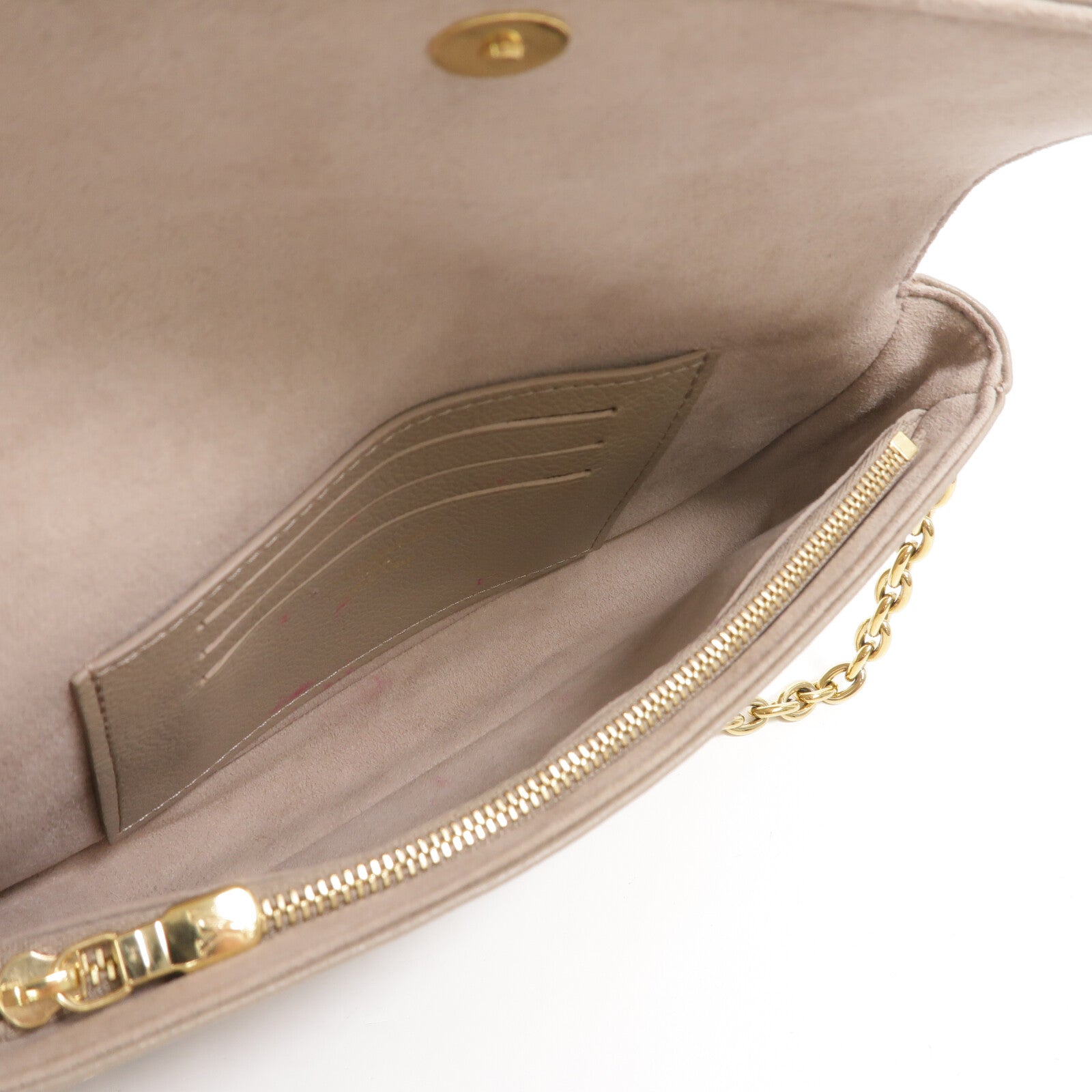 LOUIS VUITTON Monogram Empreinte Wallet On Chain Ivy手挽肩背兩用袋