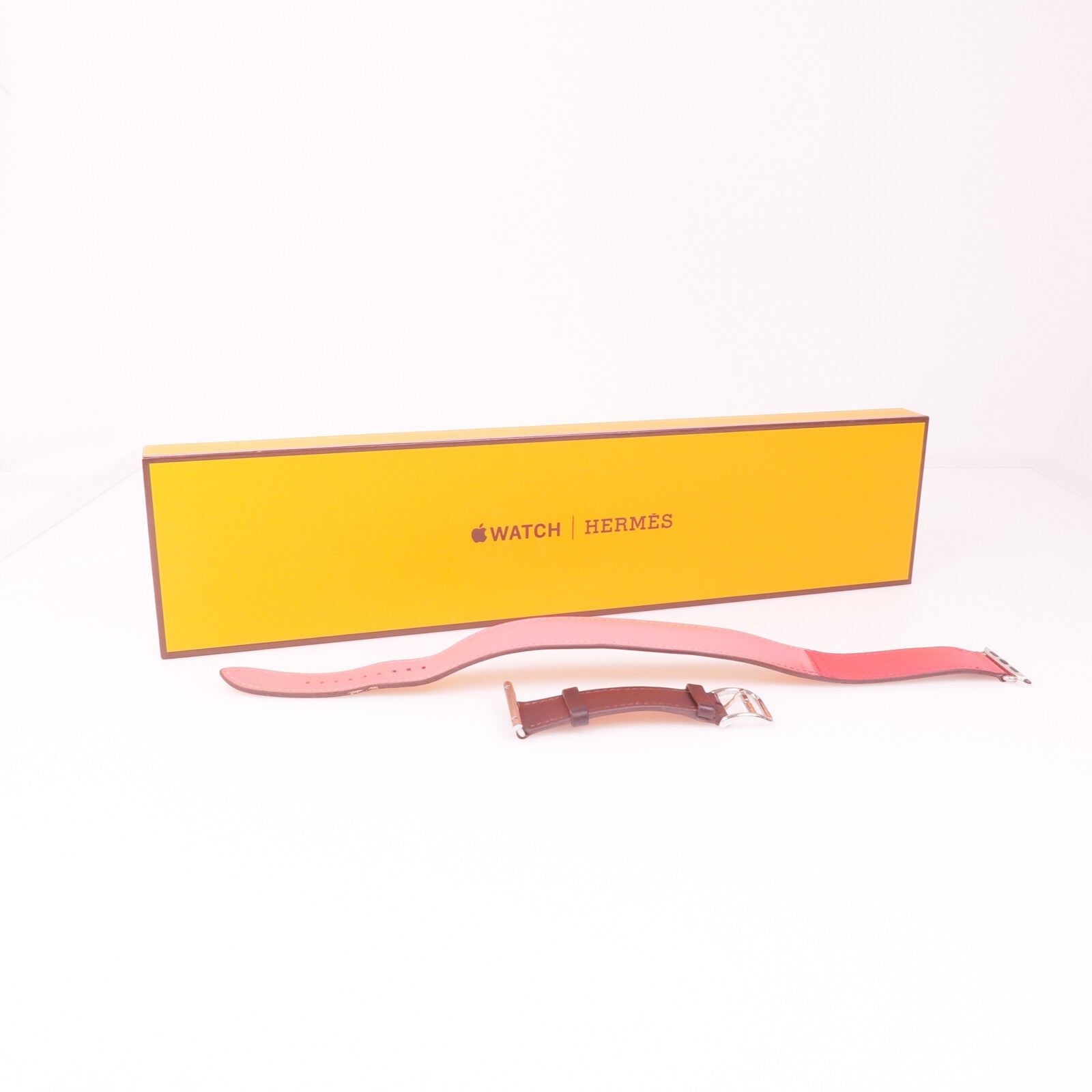HERMES 【激減優惠】Swift皮革Apple Watchband錶帶