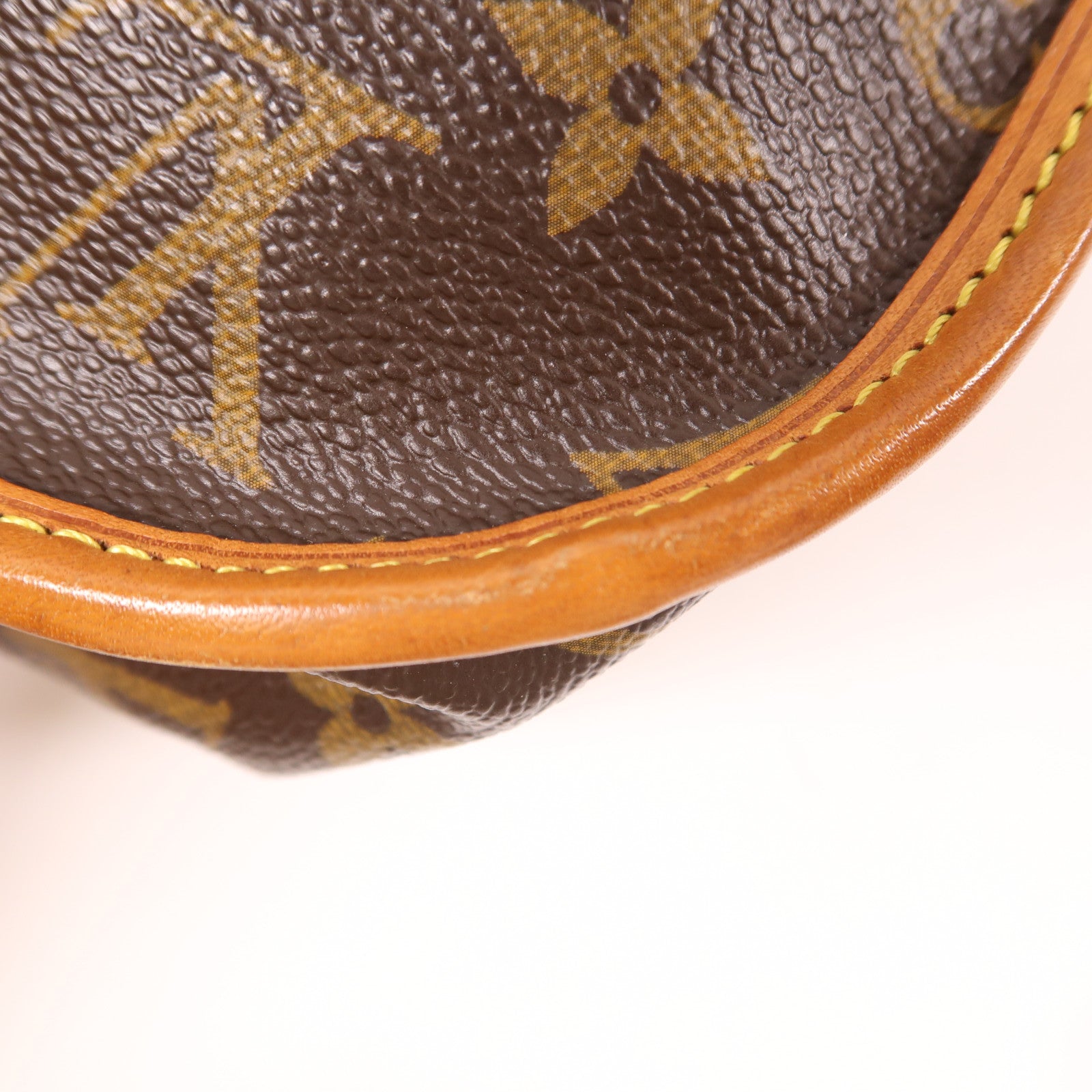 LOUIS VUITTON Monogram Bosphore GM金扣肩背袋啡色