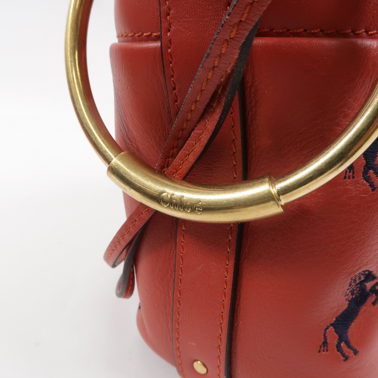 Chloe 牛皮皮革Roy Bucket Bag手挽肩背兩用袋
