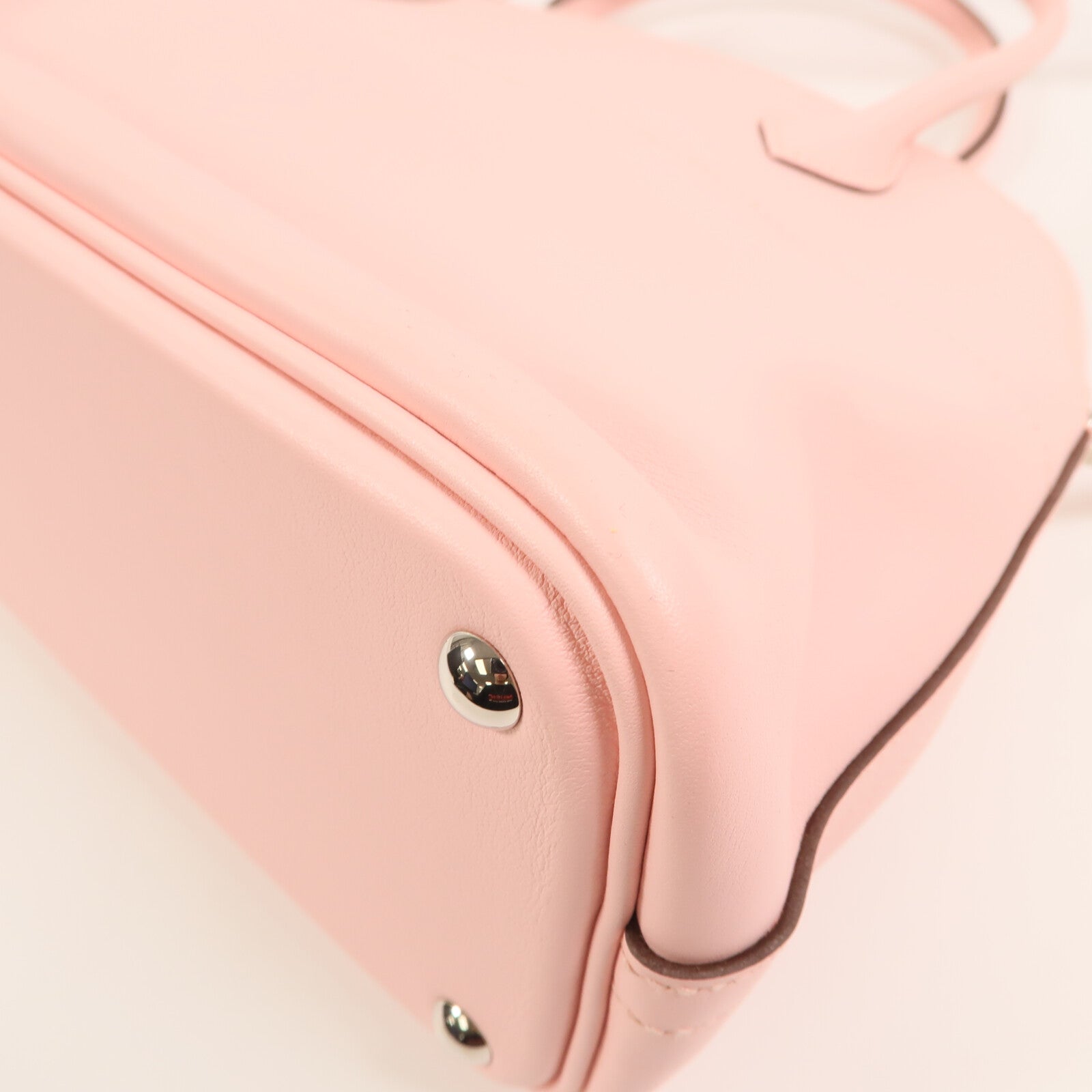 HERMES Epsom皮革Bolide 27銀扣手挽肩背兩用袋Rose Sakura