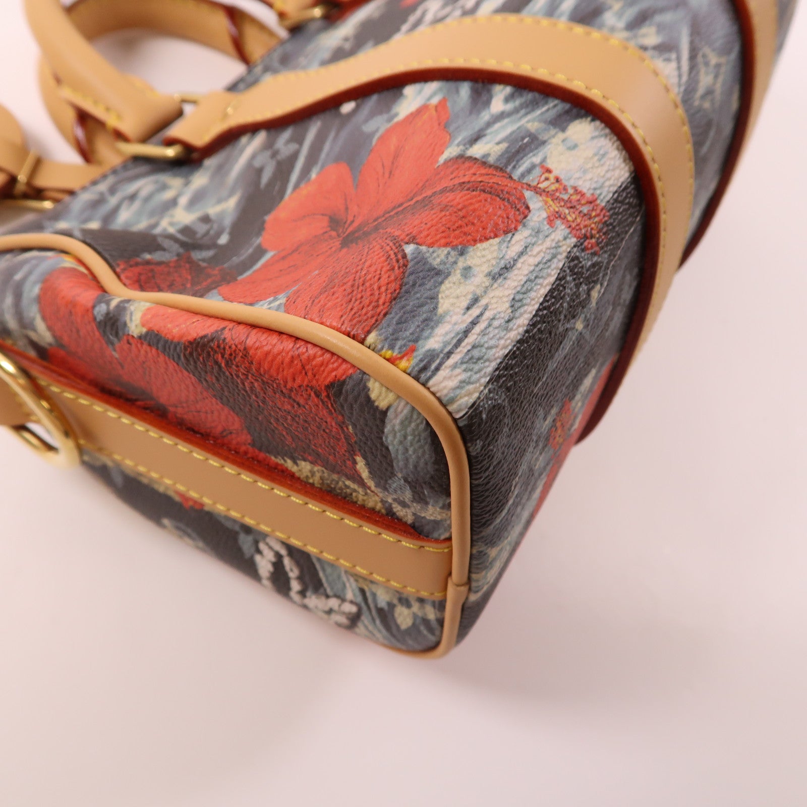 LOUIS VUITTON 【激減優惠】Monogram Surfin Keepall Bandouliere 25金扣手挽肩背兩用袋彩色