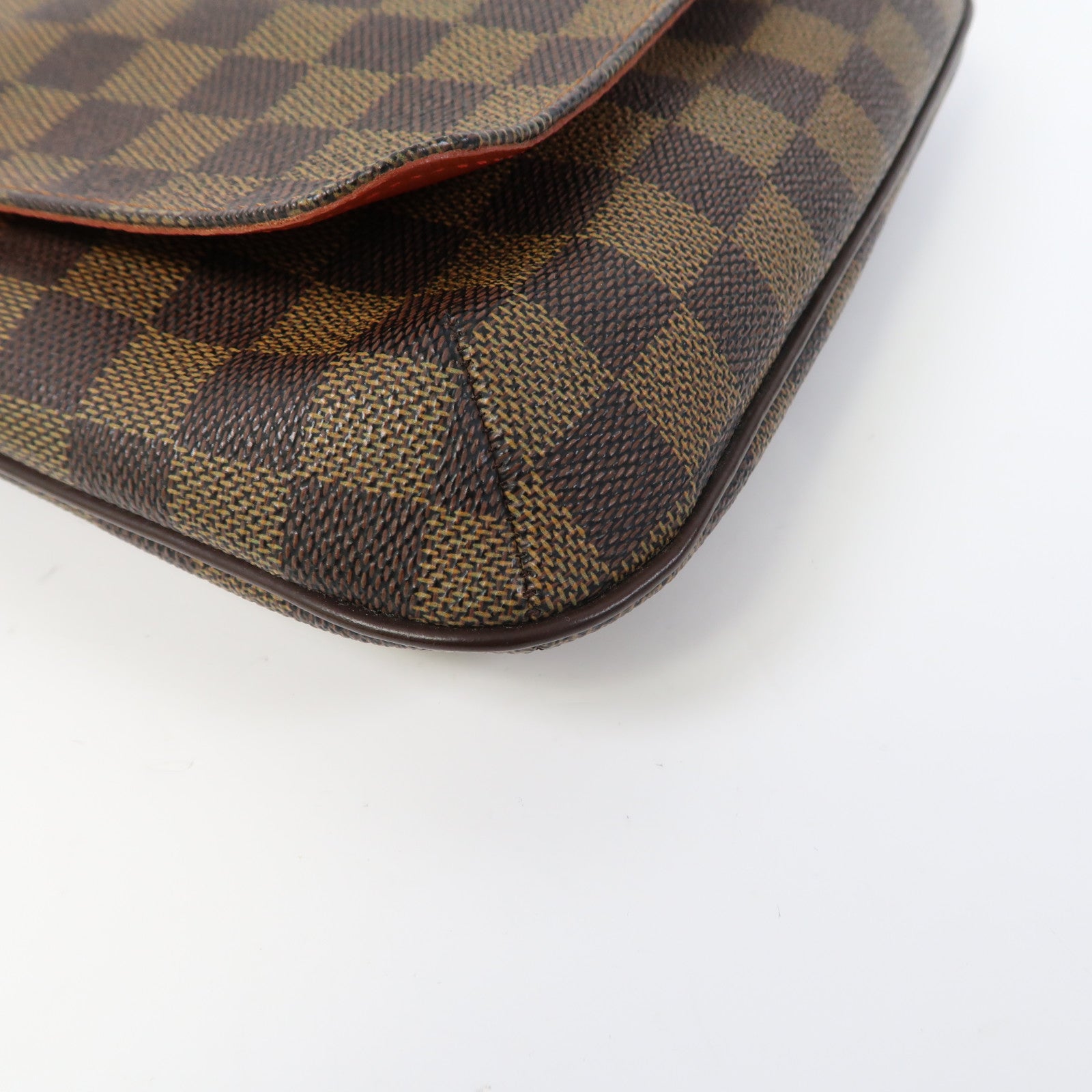 LOUIS VUITTON Damier Musette Salsa Long金扣肩背袋啡色
