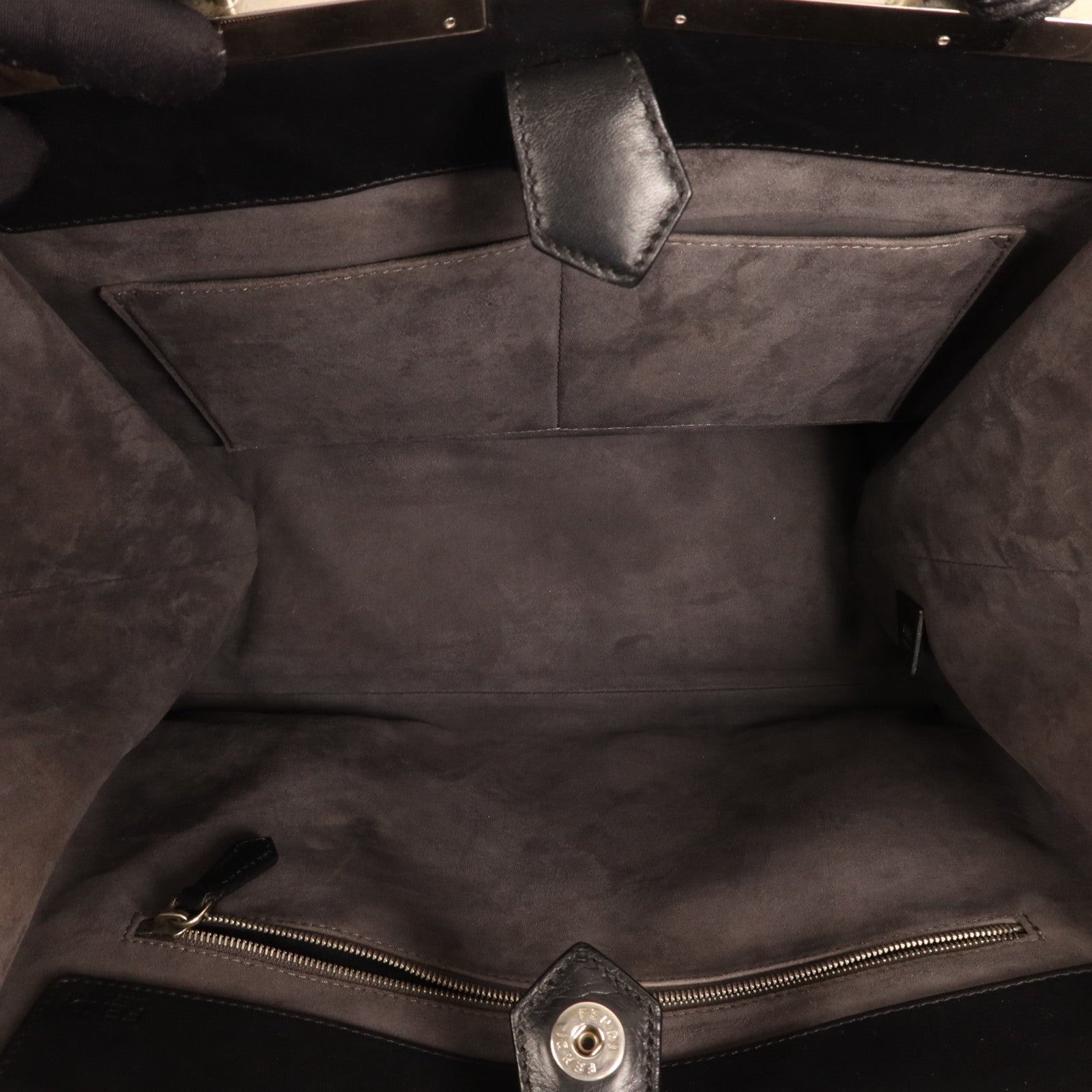 FENDI 帆布Tote Bag銀扣手挽袋