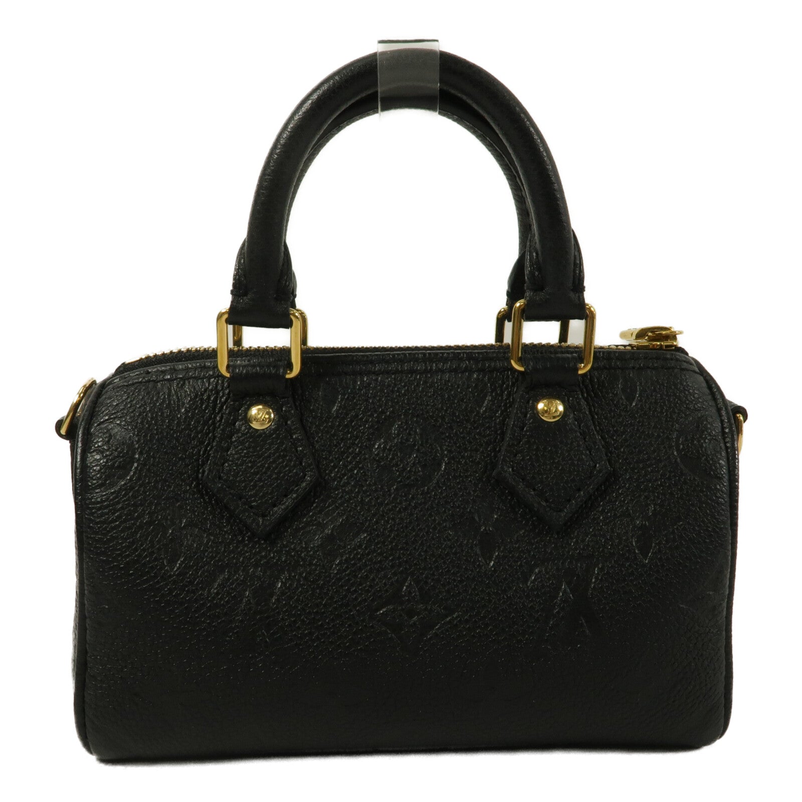 LOUIS VUITTON Monogram Empreinte Nano Speedy手挽肩背兩用袋
