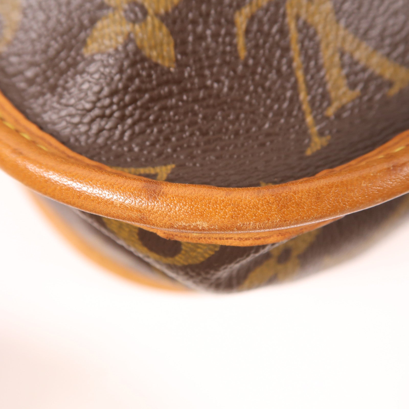 LOUIS VUITTON Monogram Bosphore GM金扣肩背袋啡色