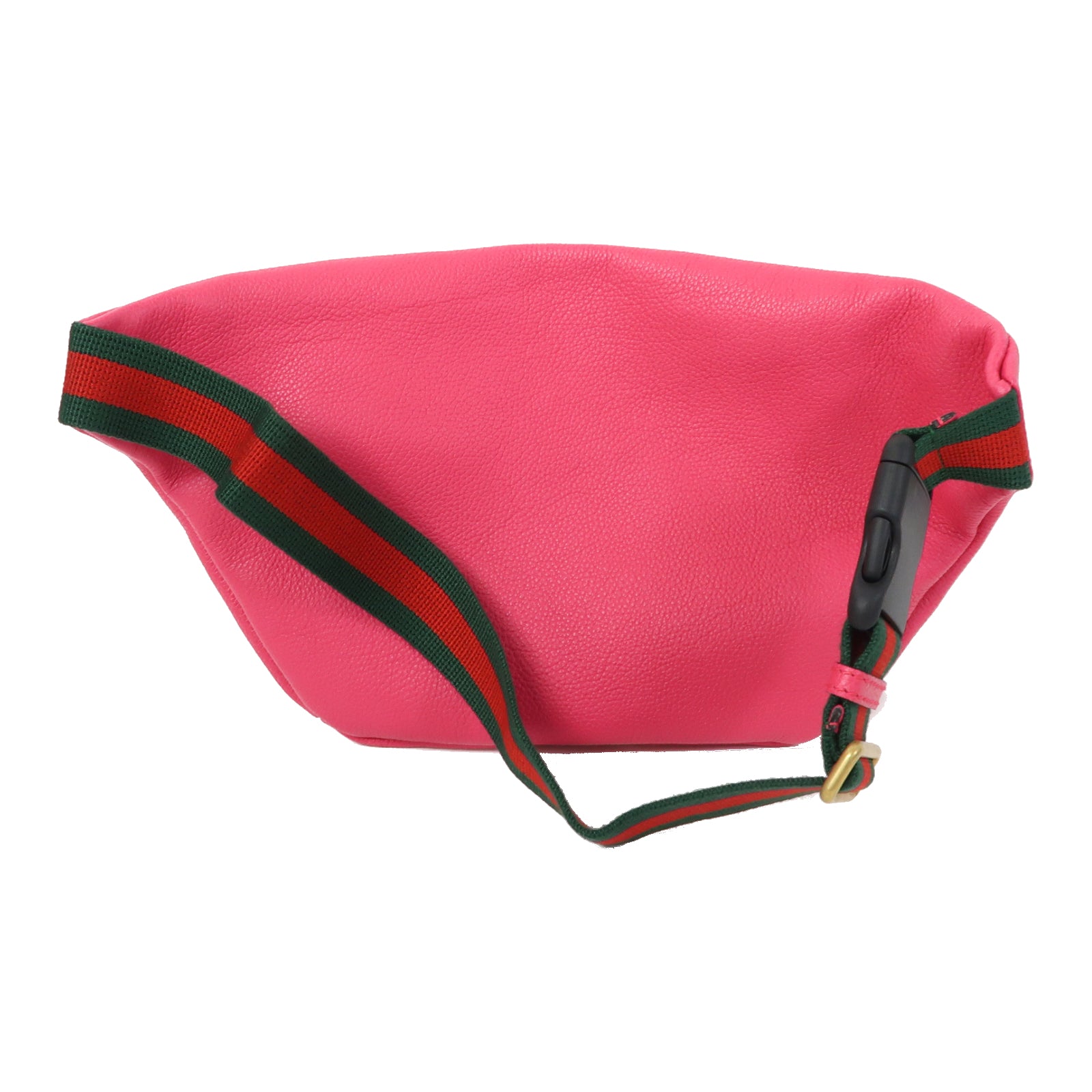 GUCCI 牛皮皮革Waist Bag金扣腰包粉紅色
