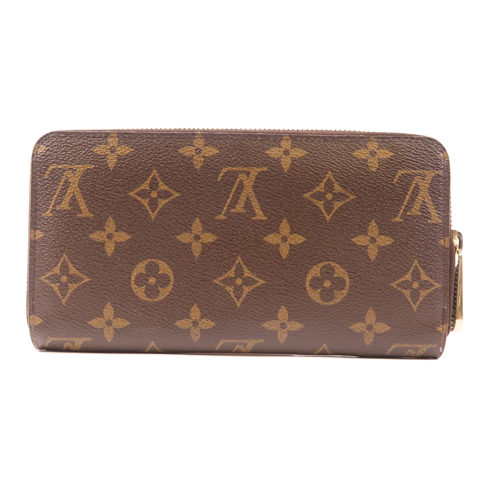 LOUIS VUITTON Monogram Zippy Wallet金扣長錢包