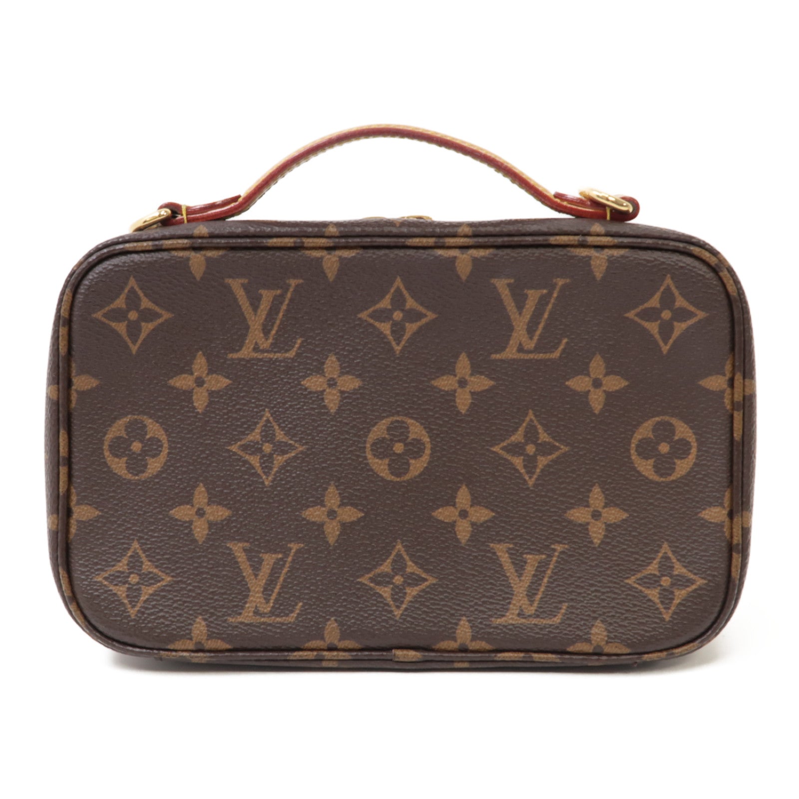 LOUIS VUITTON Monogram Utility金扣手挽肩背兩用袋啡色