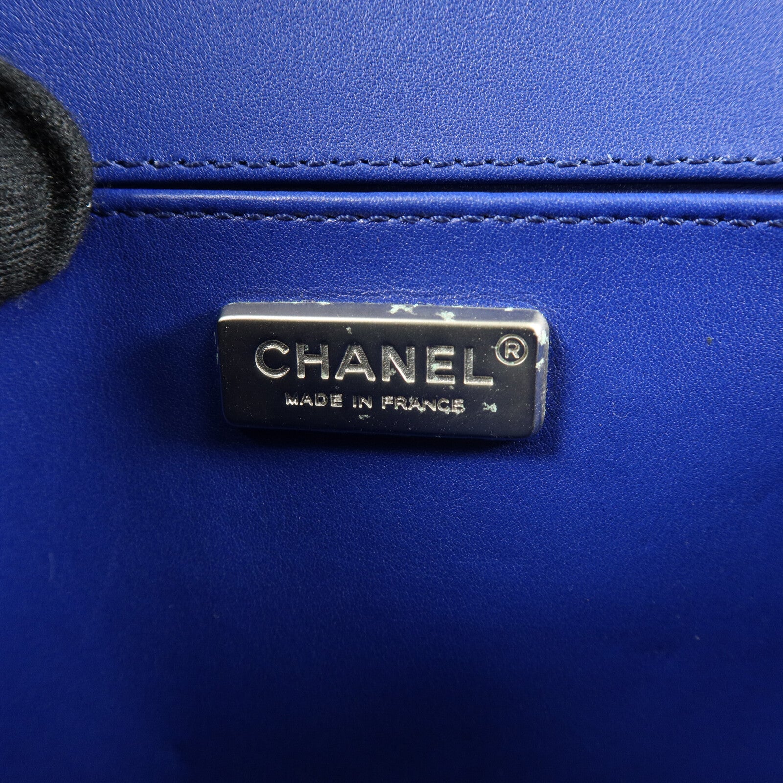 CHANEL 蛇皮/牛皮皮革Boy 25鏈帶肩背袋