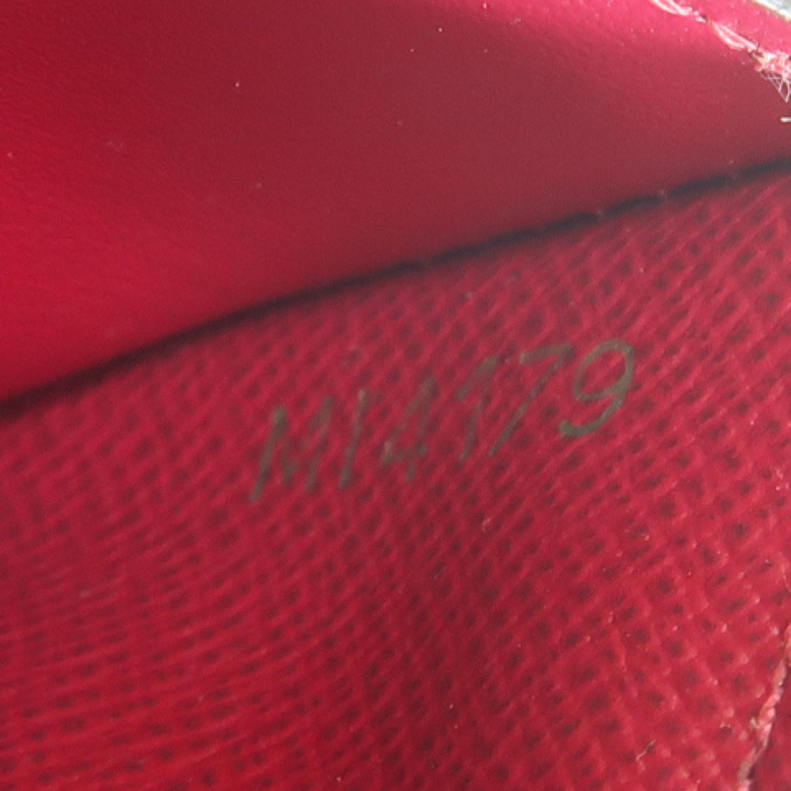 LOUIS VUITTON Monogram Wallet金扣錢包棕色/紅色