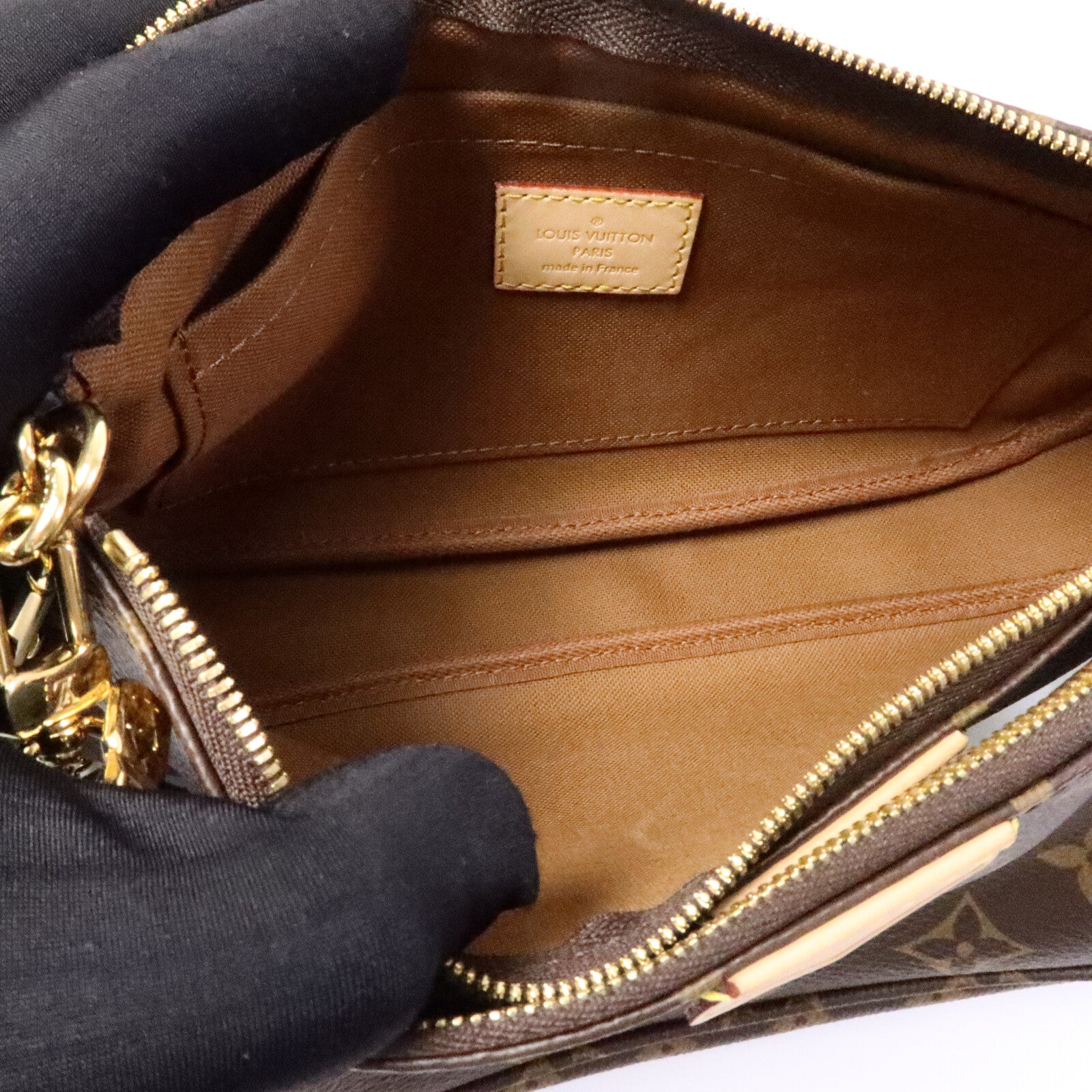 LOUIS VUITTON Monogram Multi Pochette Accessoires金扣肩背袋