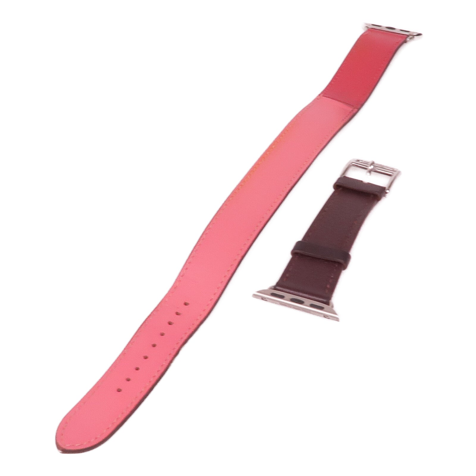 HERMES 【激減優惠】Swift皮革Apple Watchband錶帶