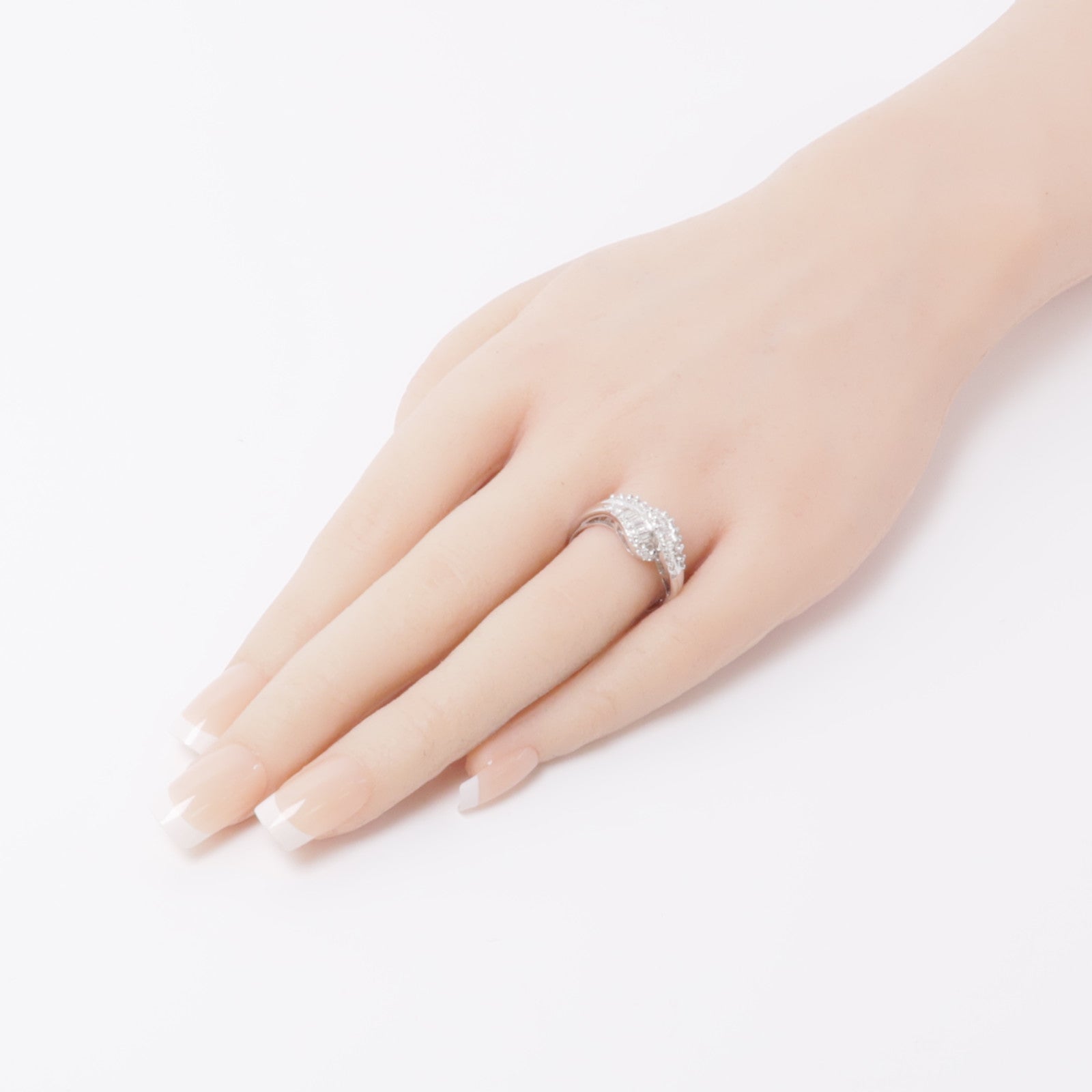 JEWELRY 14K白金Diamond Ring鑽石戒指US#7.5