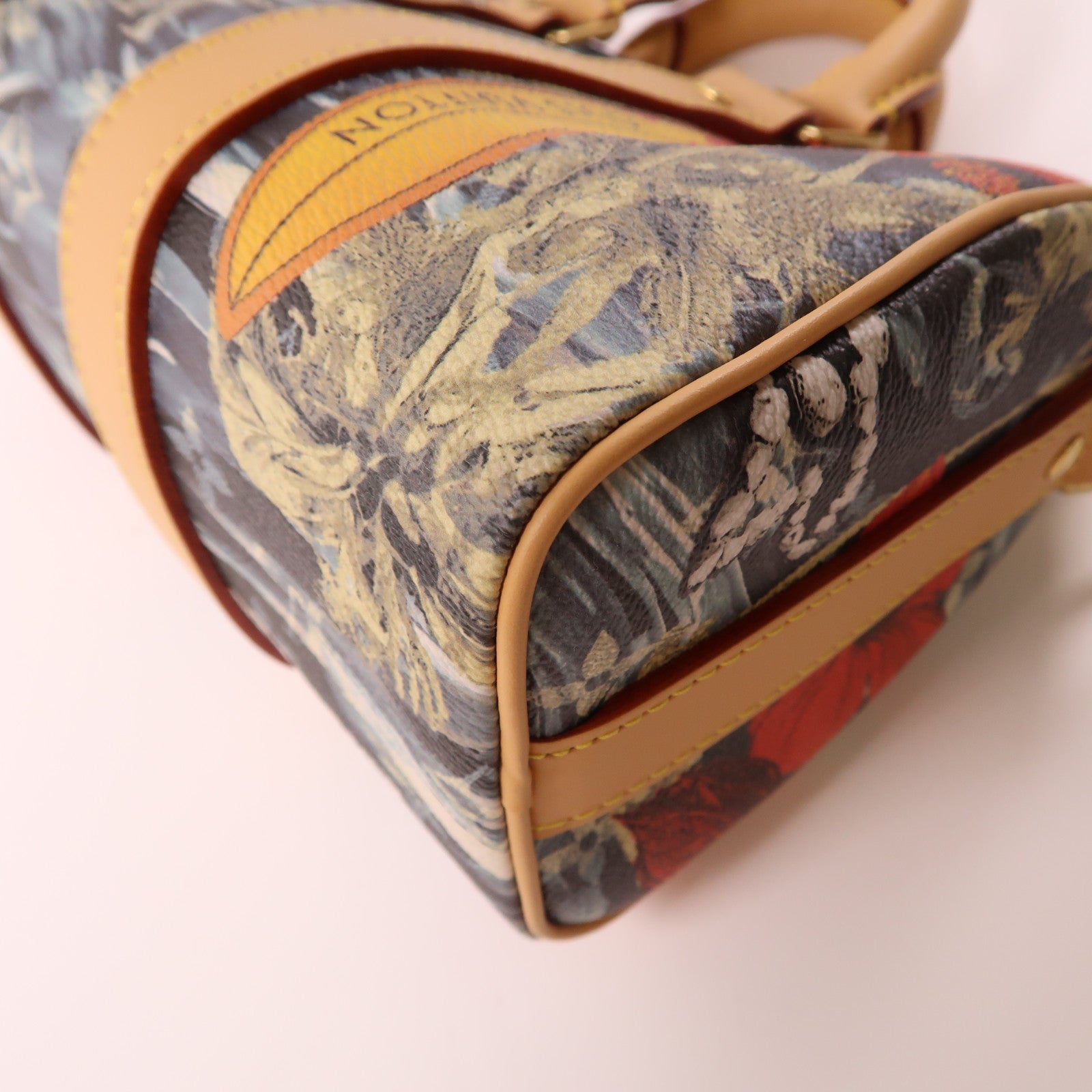 LOUIS VUITTON 【激減優惠】Monogram Surfin Keepall Bandouliere 25金扣手挽肩背兩用袋彩色