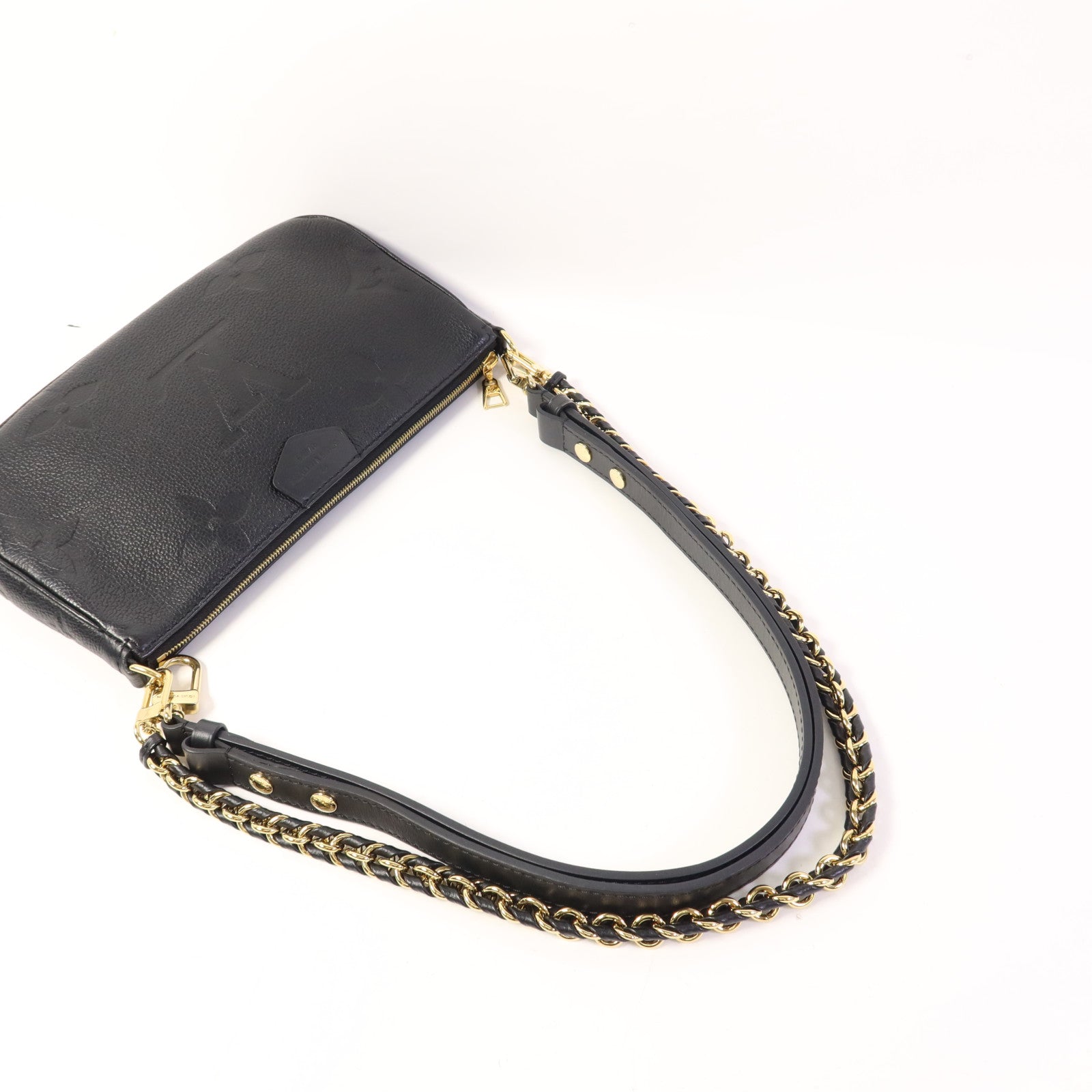 LOUIS VUITTON 【激減優惠】Monogram Empreinte Multi Pochette Accessoires手挽肩背兩用袋
