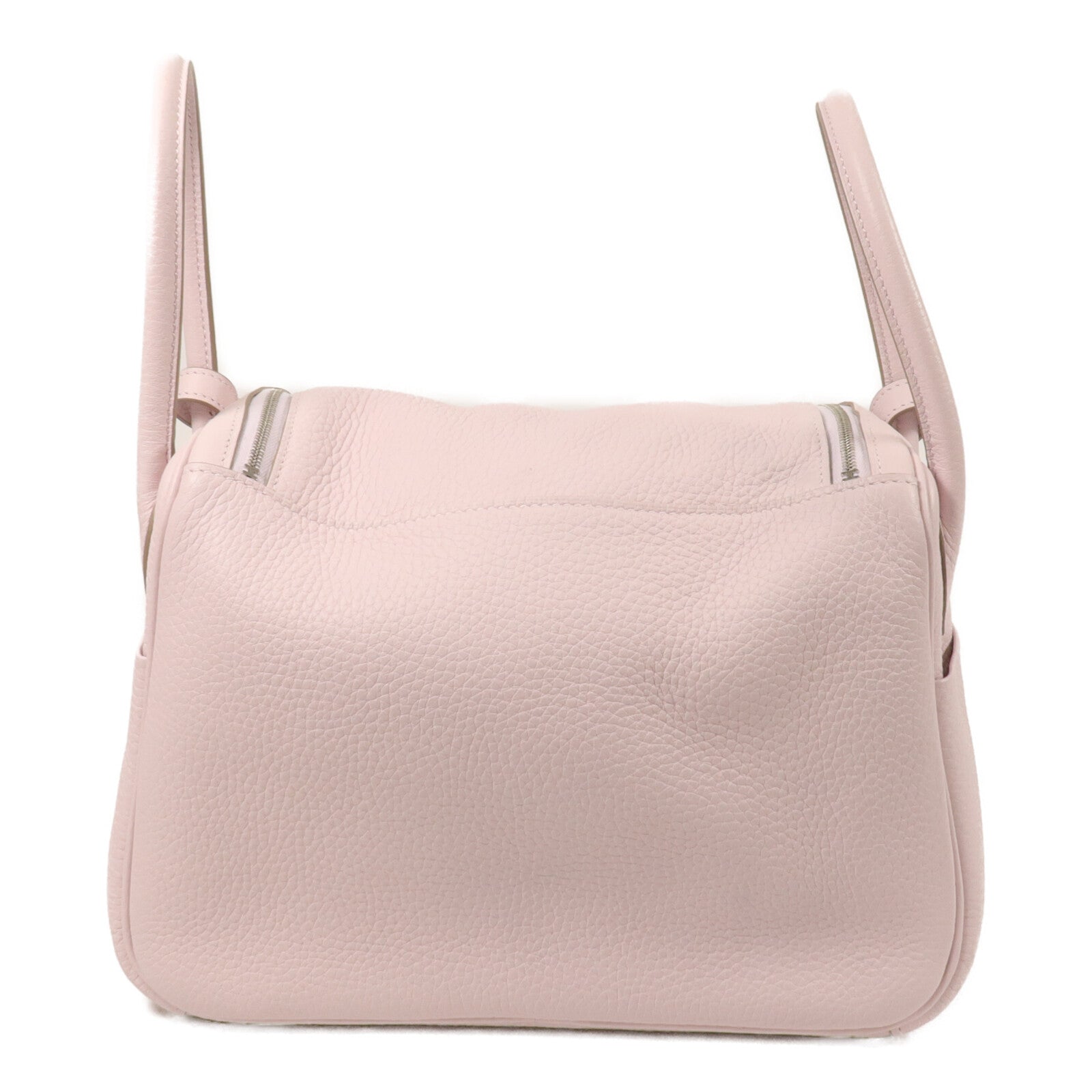 HERMES Clemence皮革Lindy 26手挽肩背兩用袋Mauve Pale