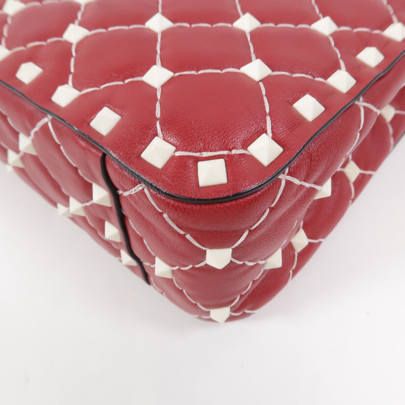 Valentino 牛皮皮革Shoulder Bag鏈帶手挽肩背兩用袋