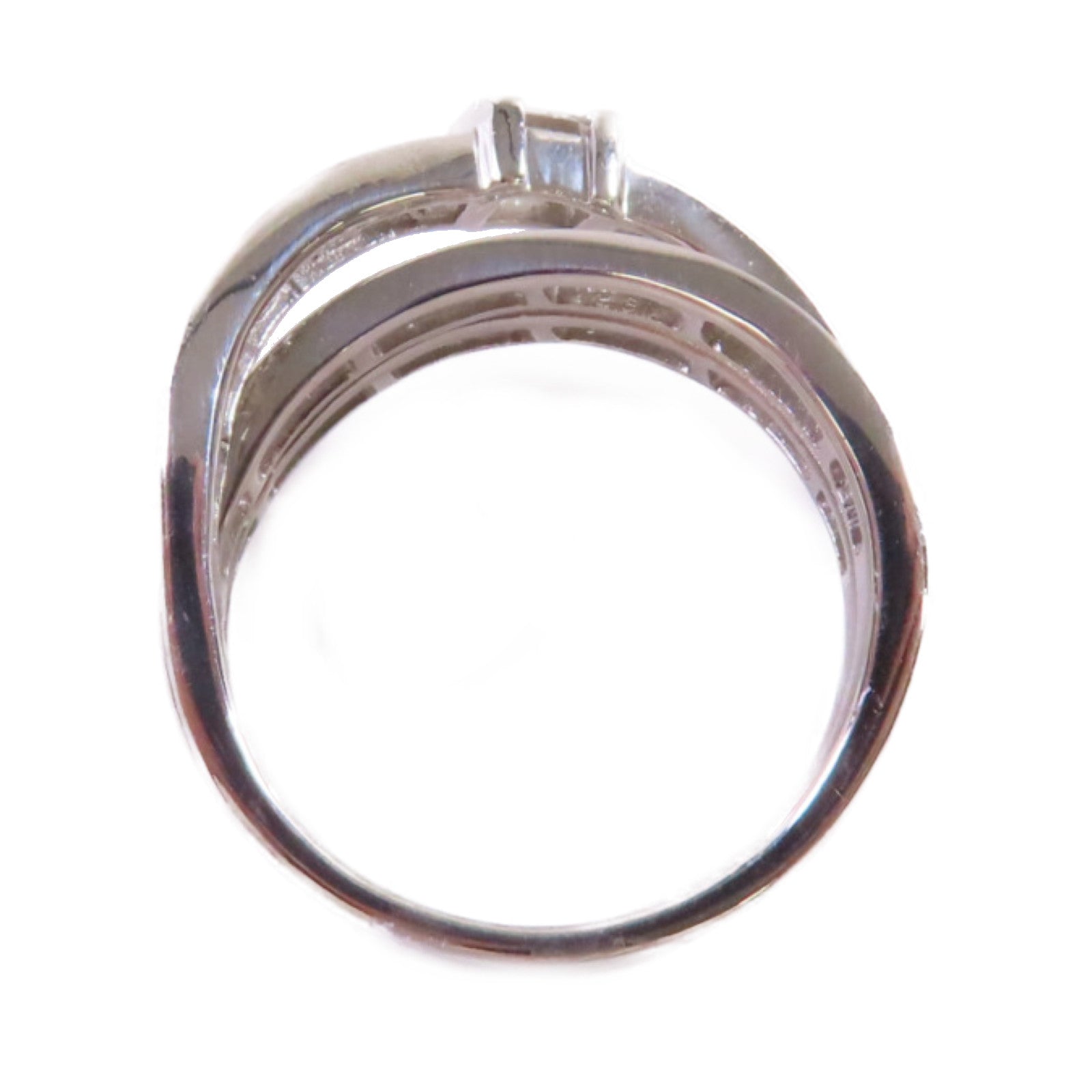JEWELRY PT950鉑金/1.4ct鑽石Diamond Ring戒指US#8