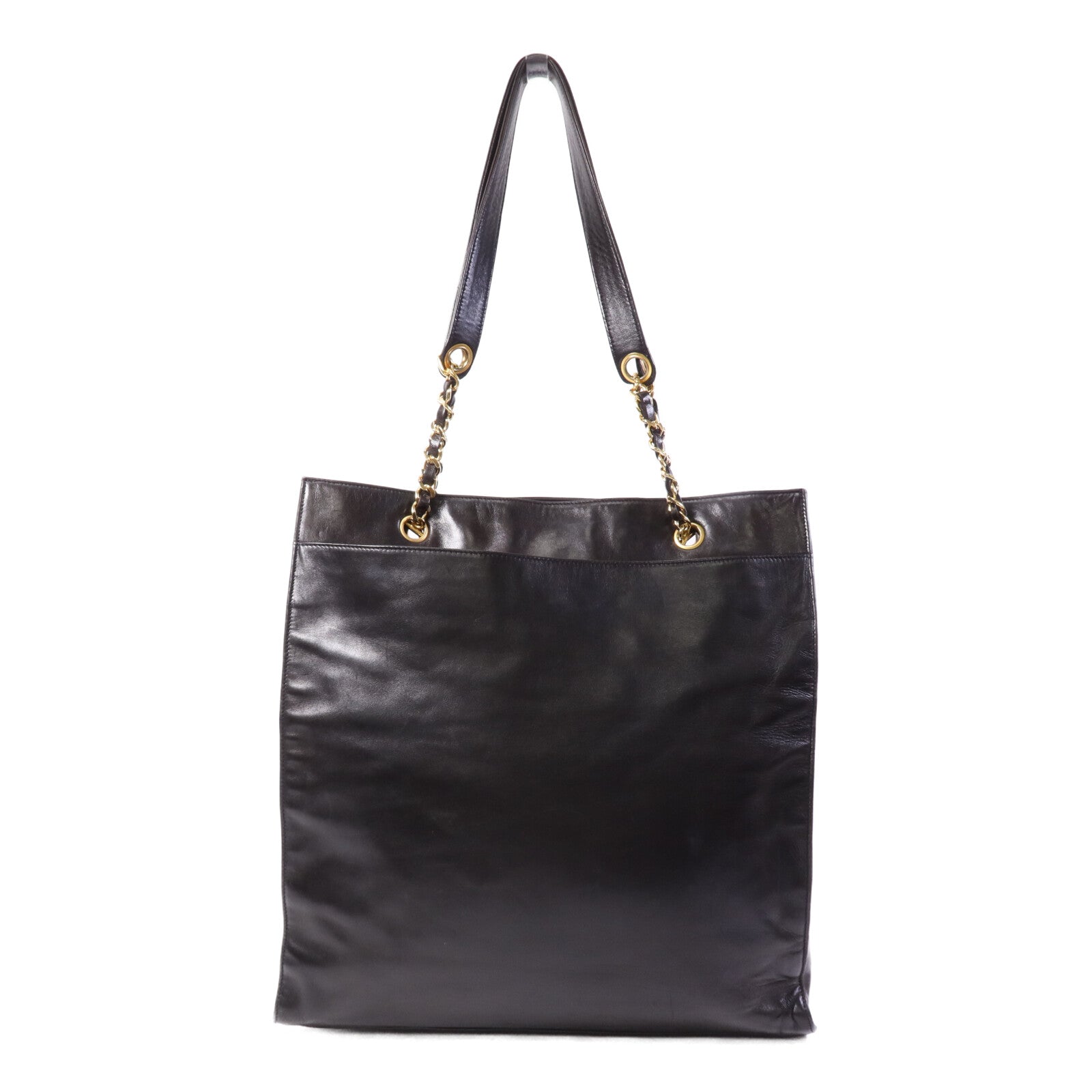 CHANEL 羊皮皮革Vintage Tote Bag金扣手挽袋